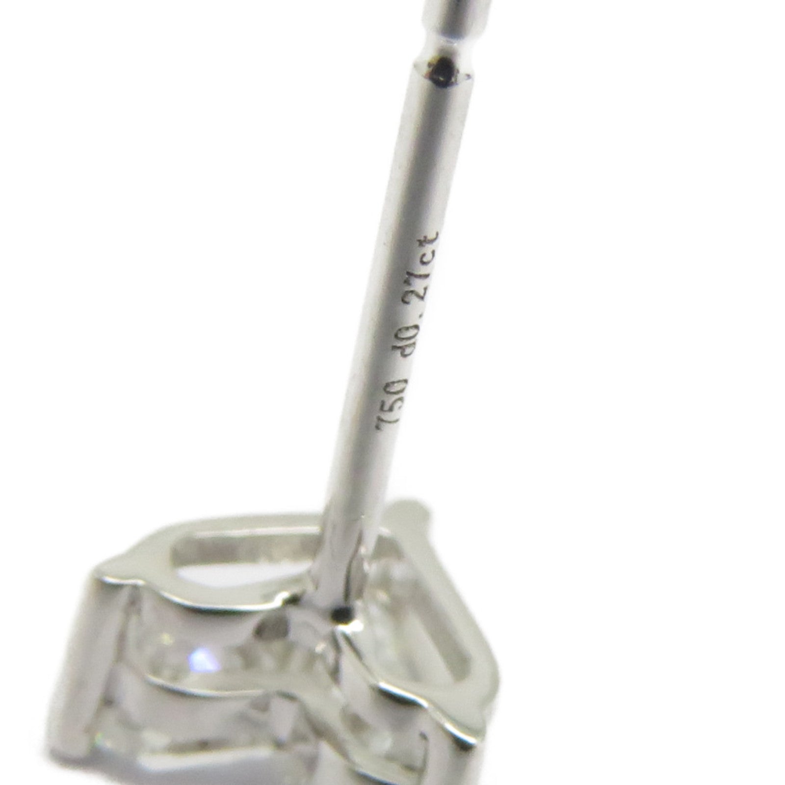 JEWELRY 18K白金Diamond Earrings 0.540ct鑽石耳環