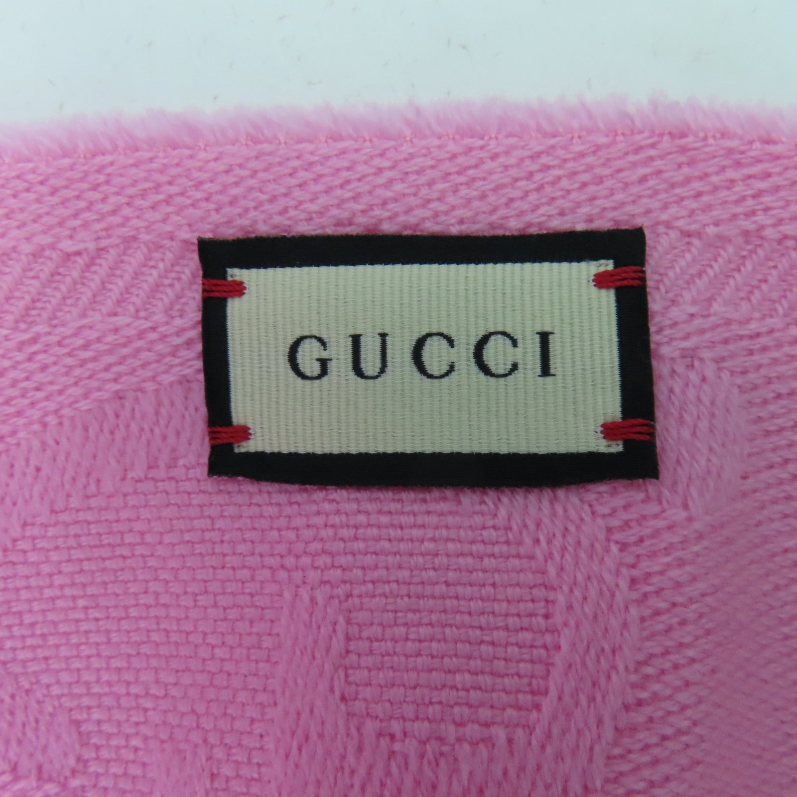 GUCCI 羊毛Scarf圍巾粉紅色