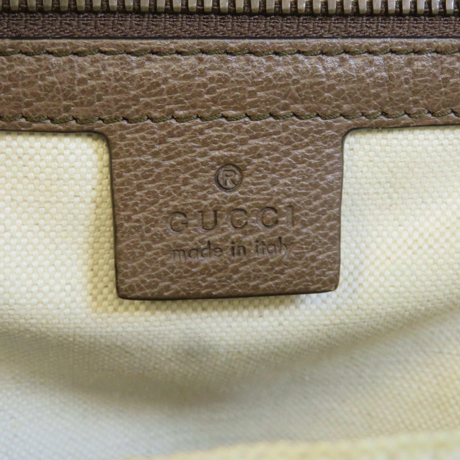 GUCCI GG帆布Ophidia GG Backpack金扣背包灰色/啡色