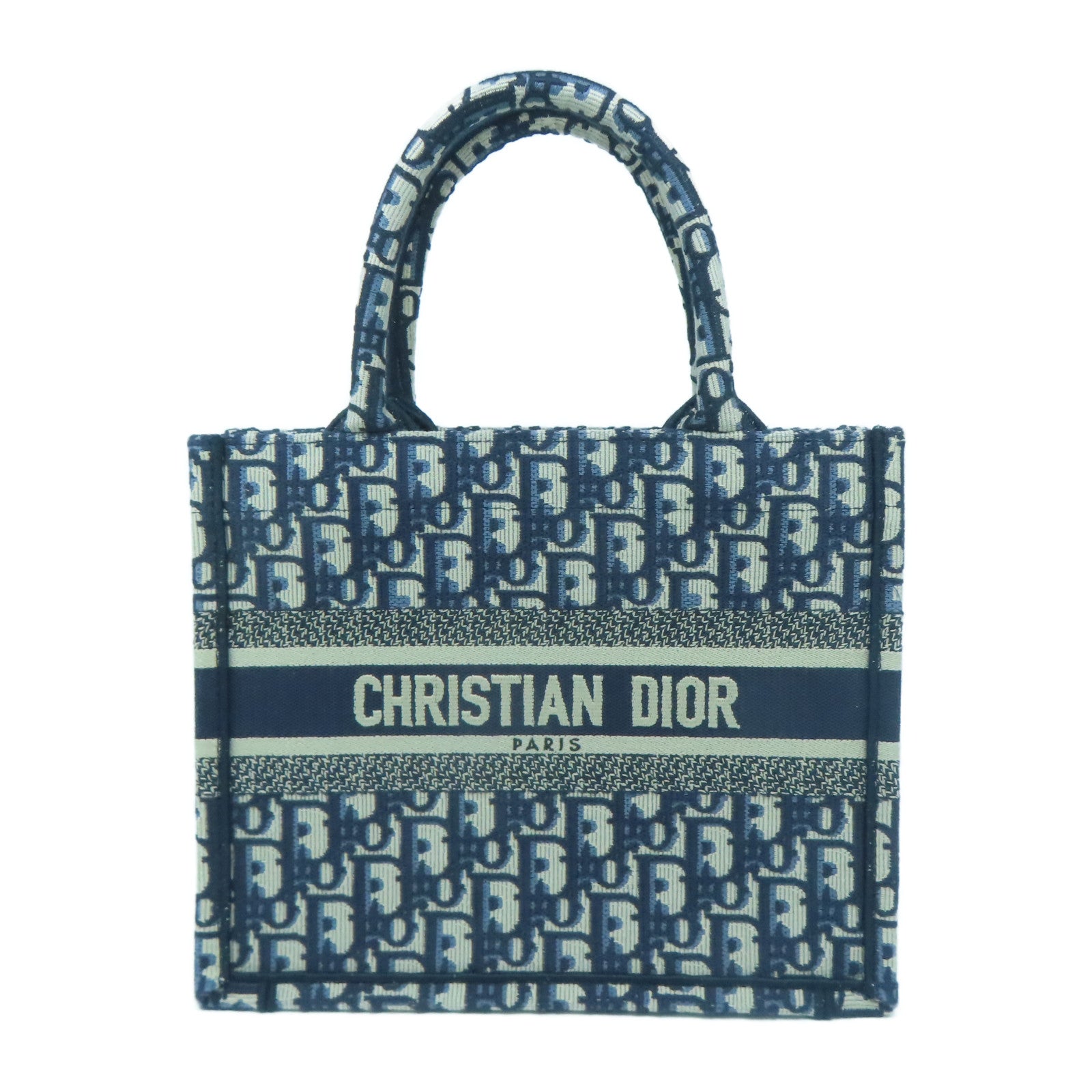 Dior 帆布Book Tote S手挽袋藍色