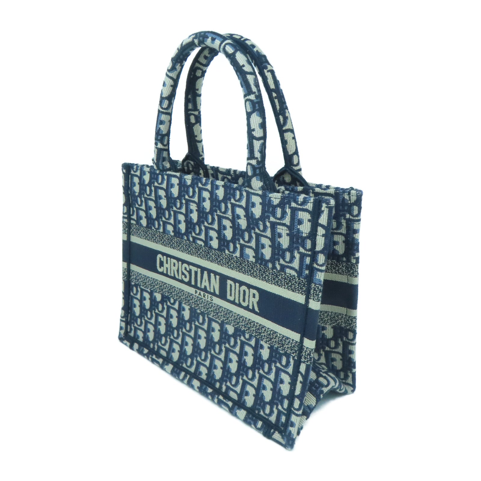 Dior 帆布Book Tote S手挽袋藍色