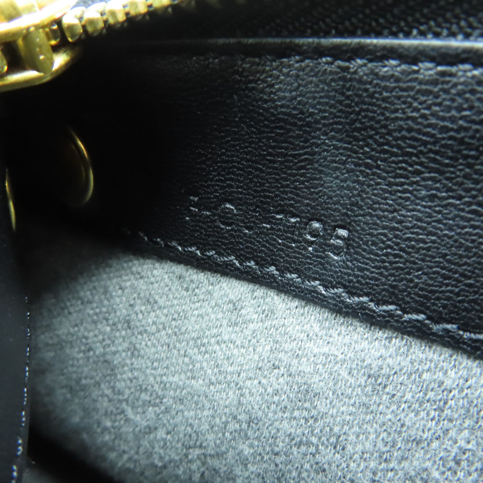 CELINE 【激減優惠】羊皮皮革Trio金扣肩背袋黑色
