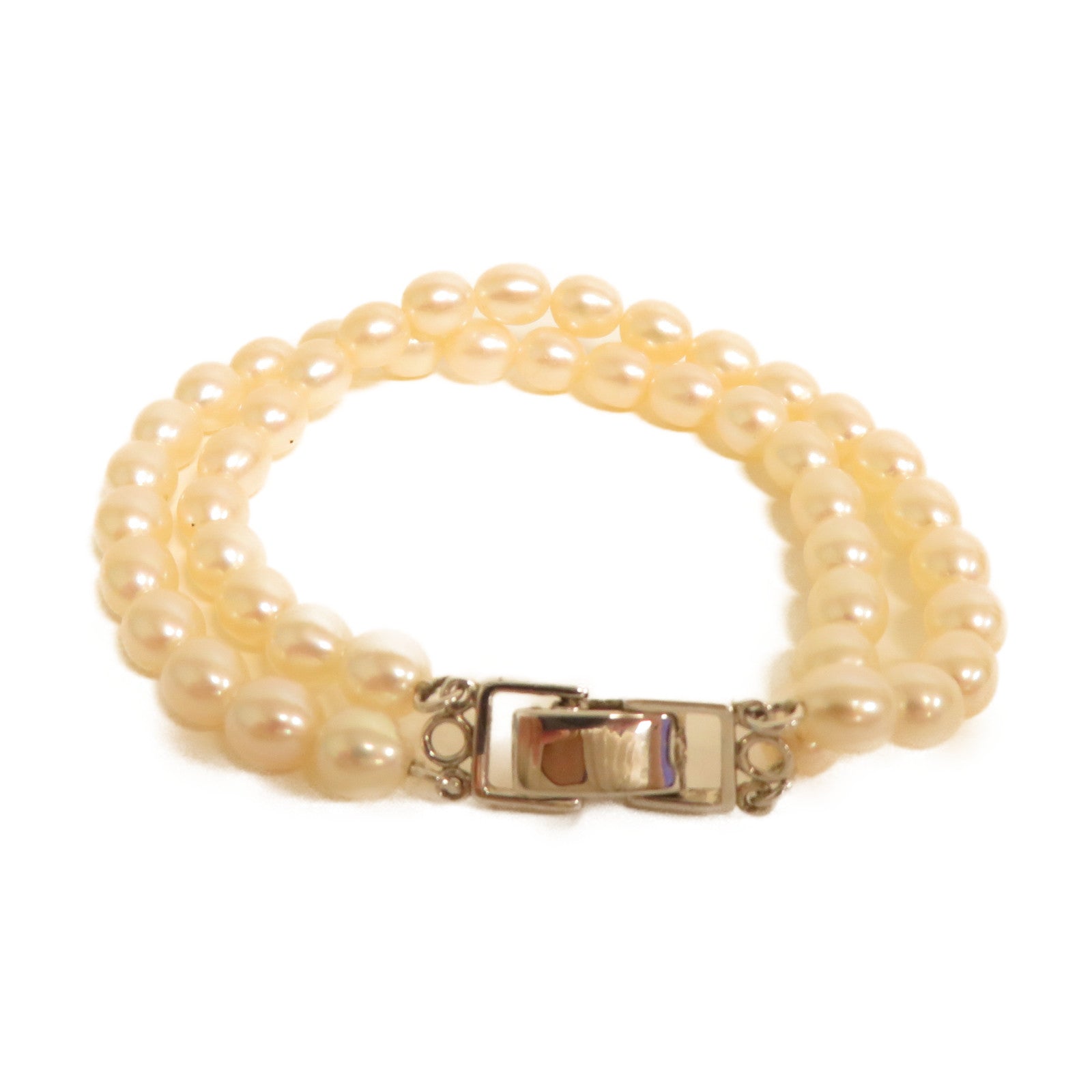 JEWELRY 925純銀Pearl 15.6g手鏈珍珠色