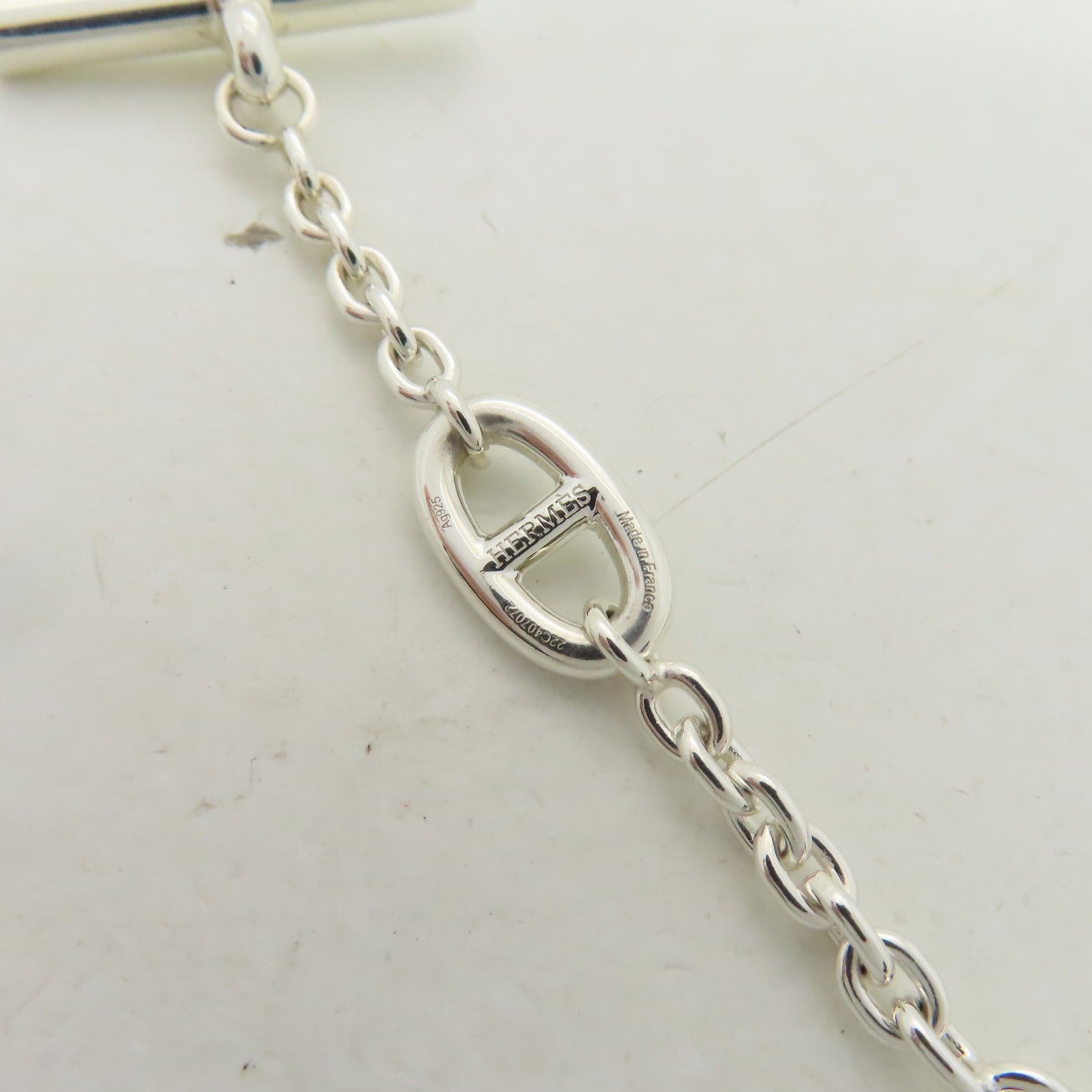 HERMES 【激減優惠】925純銀Farandde項鍊#160cm