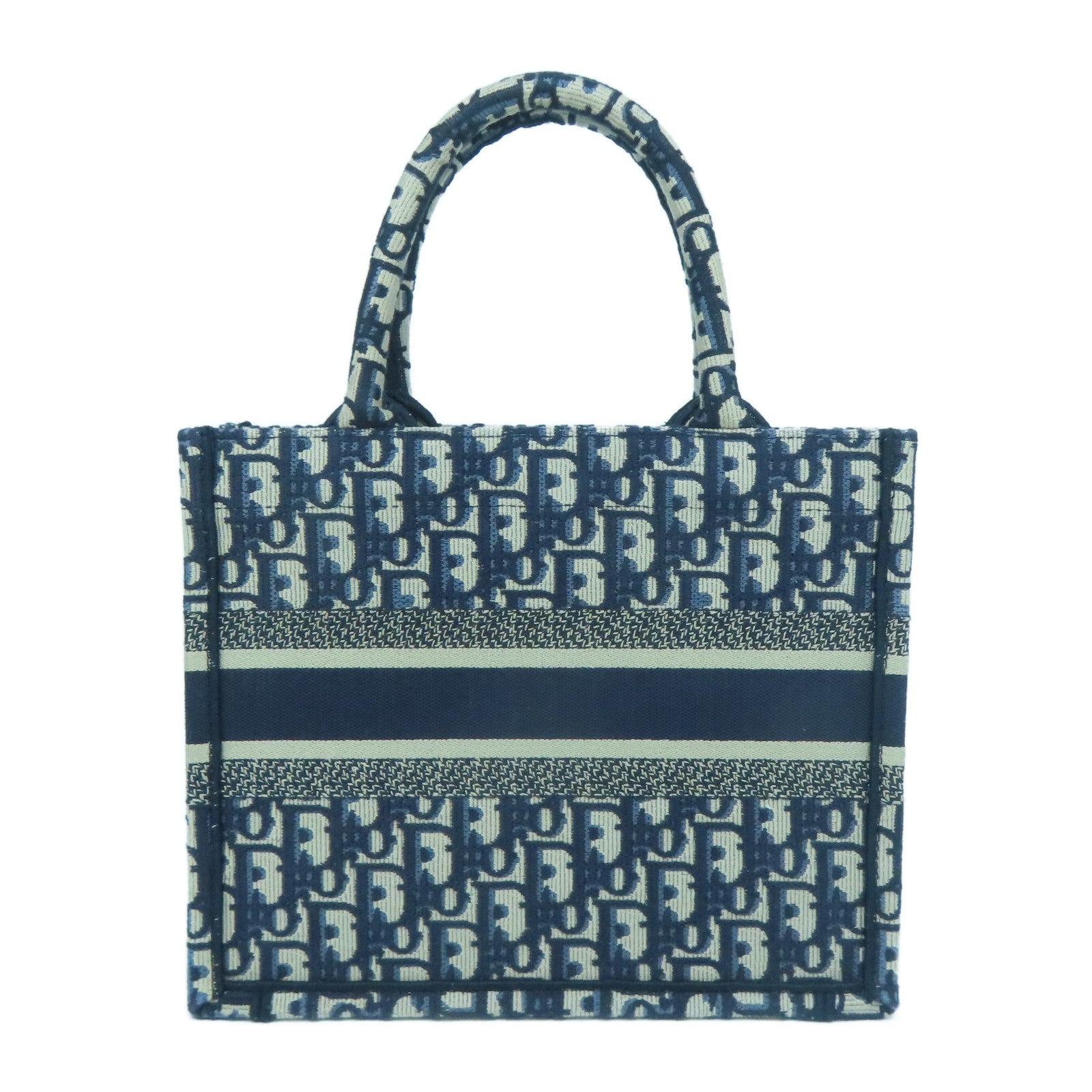 Dior 帆布Book Tote S手挽袋藍色