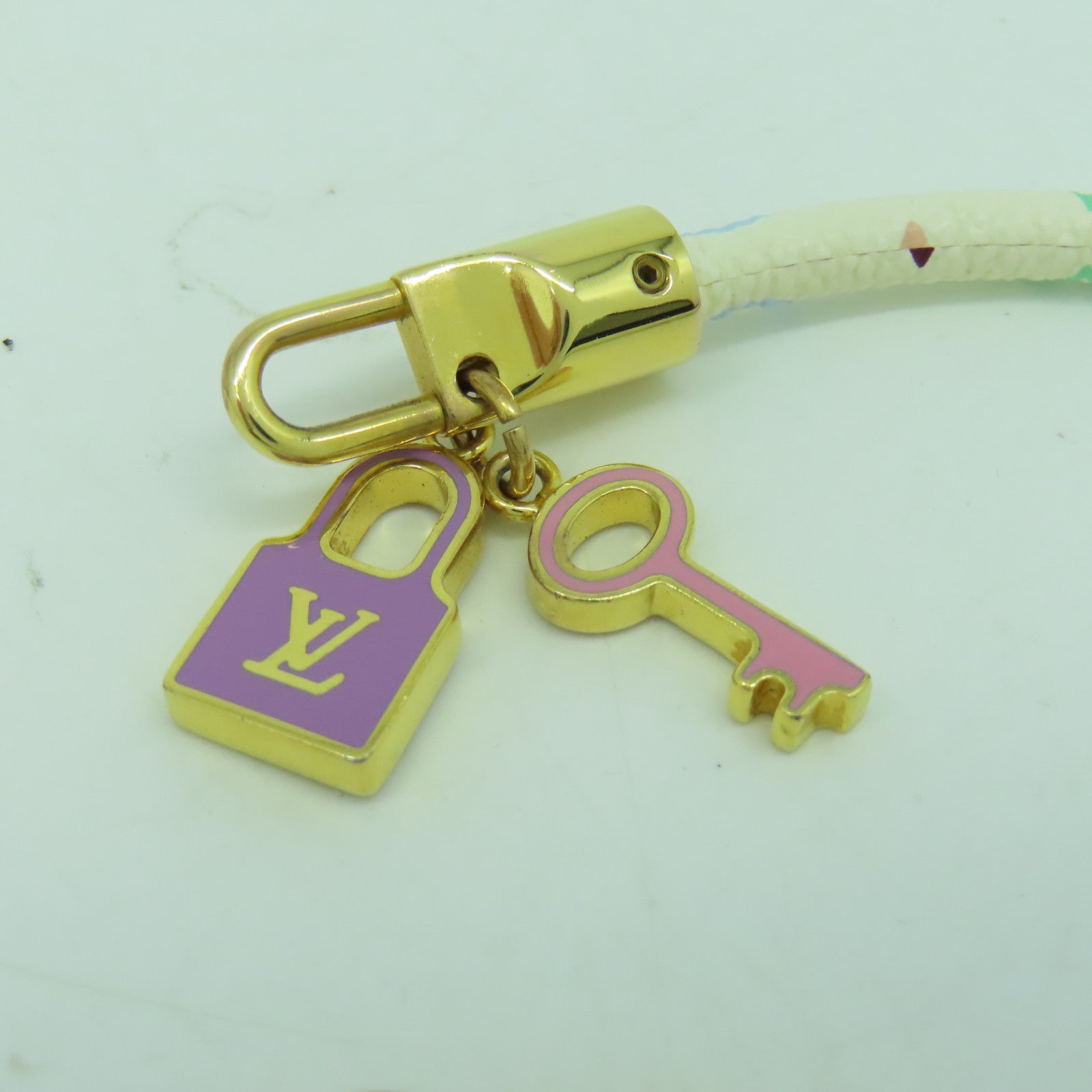LOUIS VUITTON Monogram Multicolore Bangle金扣手鐲#14.5cm