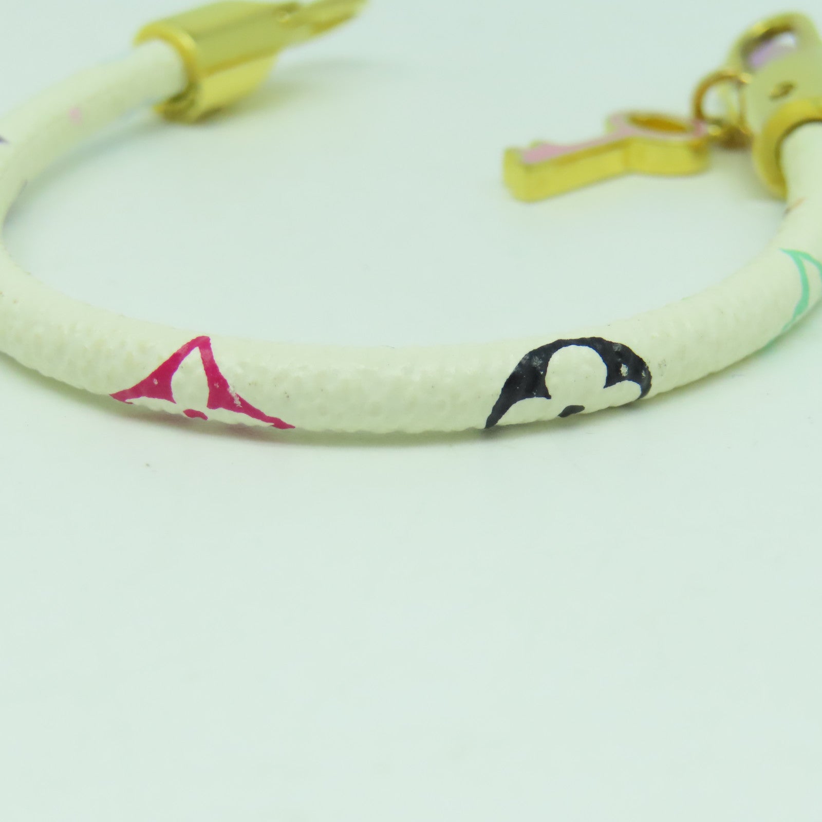 LOUIS VUITTON Monogram Multicolore Bangle金扣手鐲#14.5cm