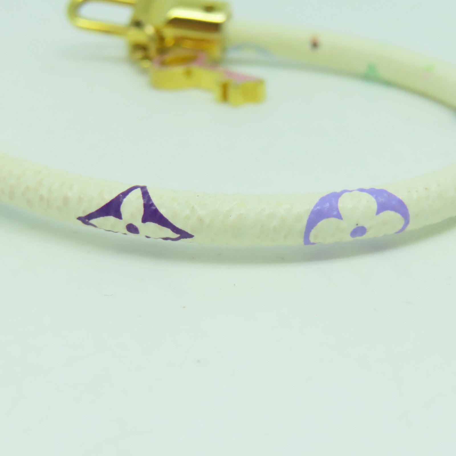 LOUIS VUITTON Monogram Multicolore Bangle金扣手鐲#14.5cm