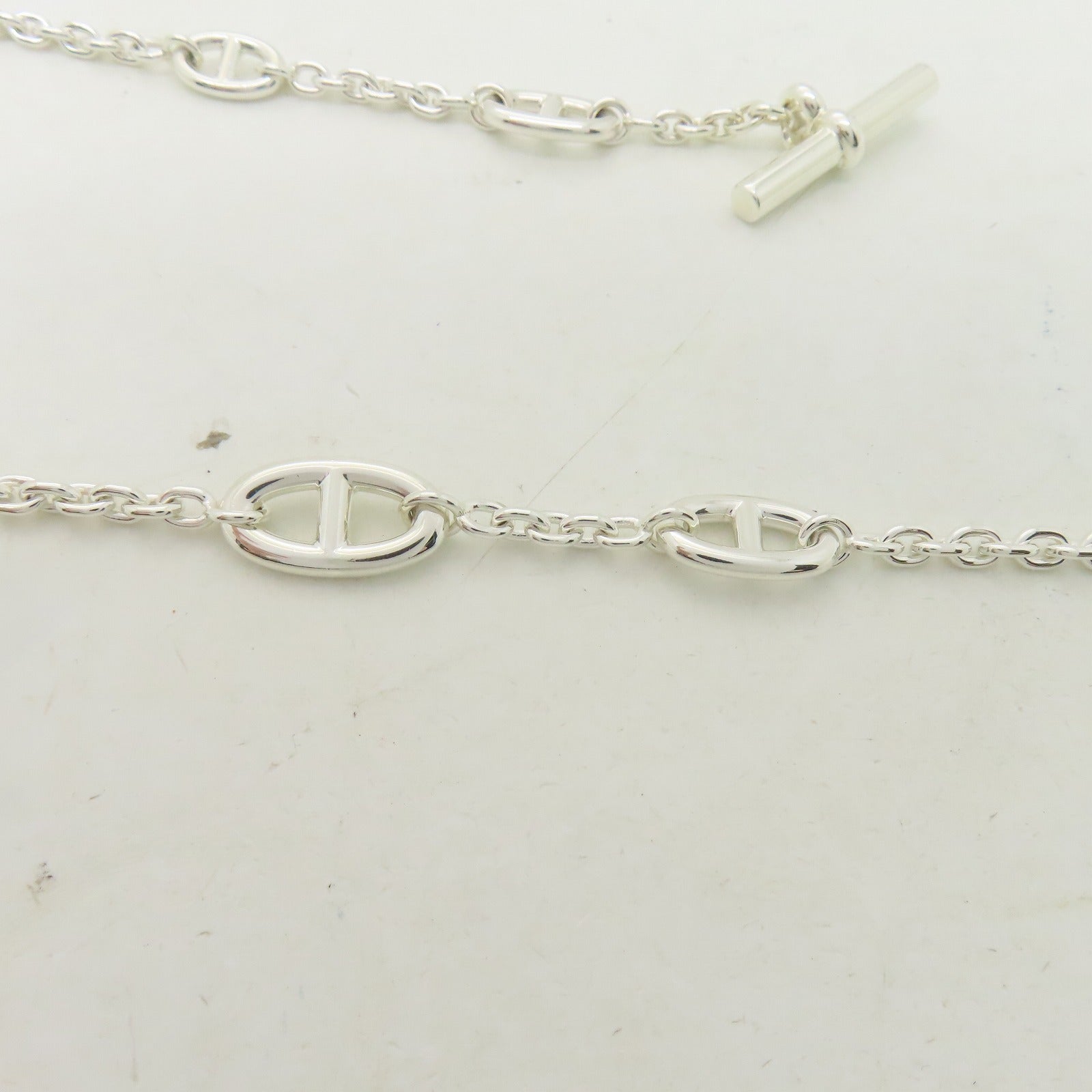 HERMES 【激減優惠】925純銀Farandde項鍊#160cm