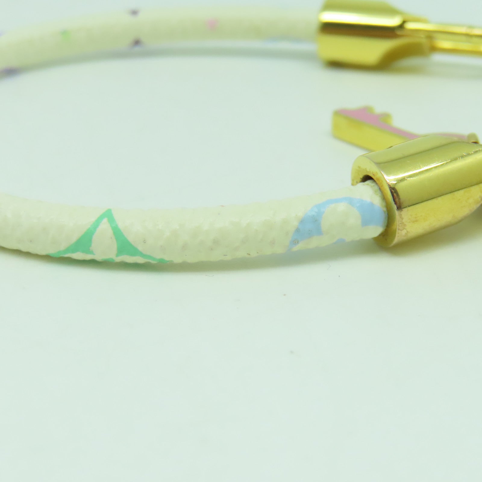 LOUIS VUITTON Monogram Multicolore Bangle金扣手鐲#14.5cm