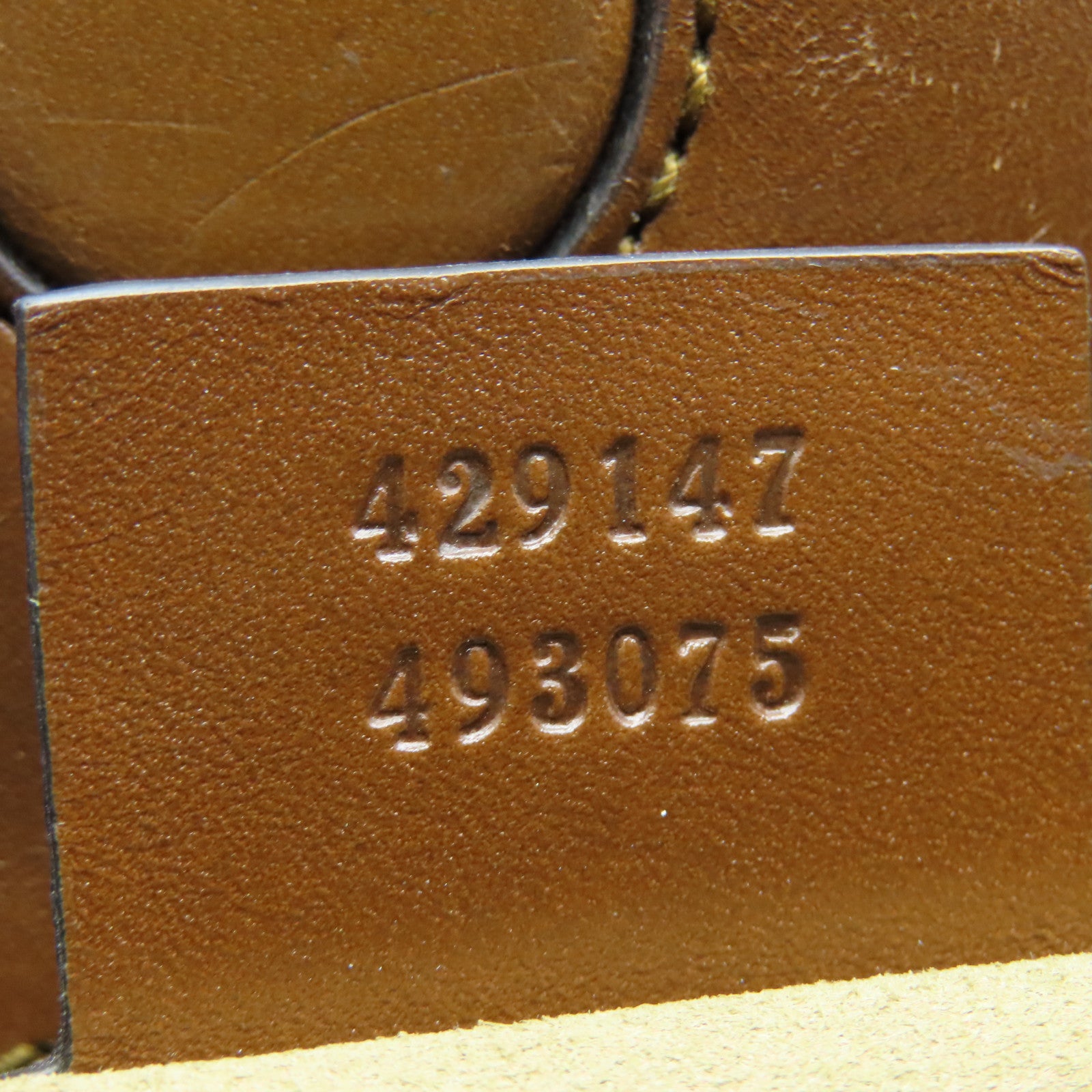 GUCCI 塗層帆布2way Shoulder金扣手挽肩背兩用袋啡色/灰色