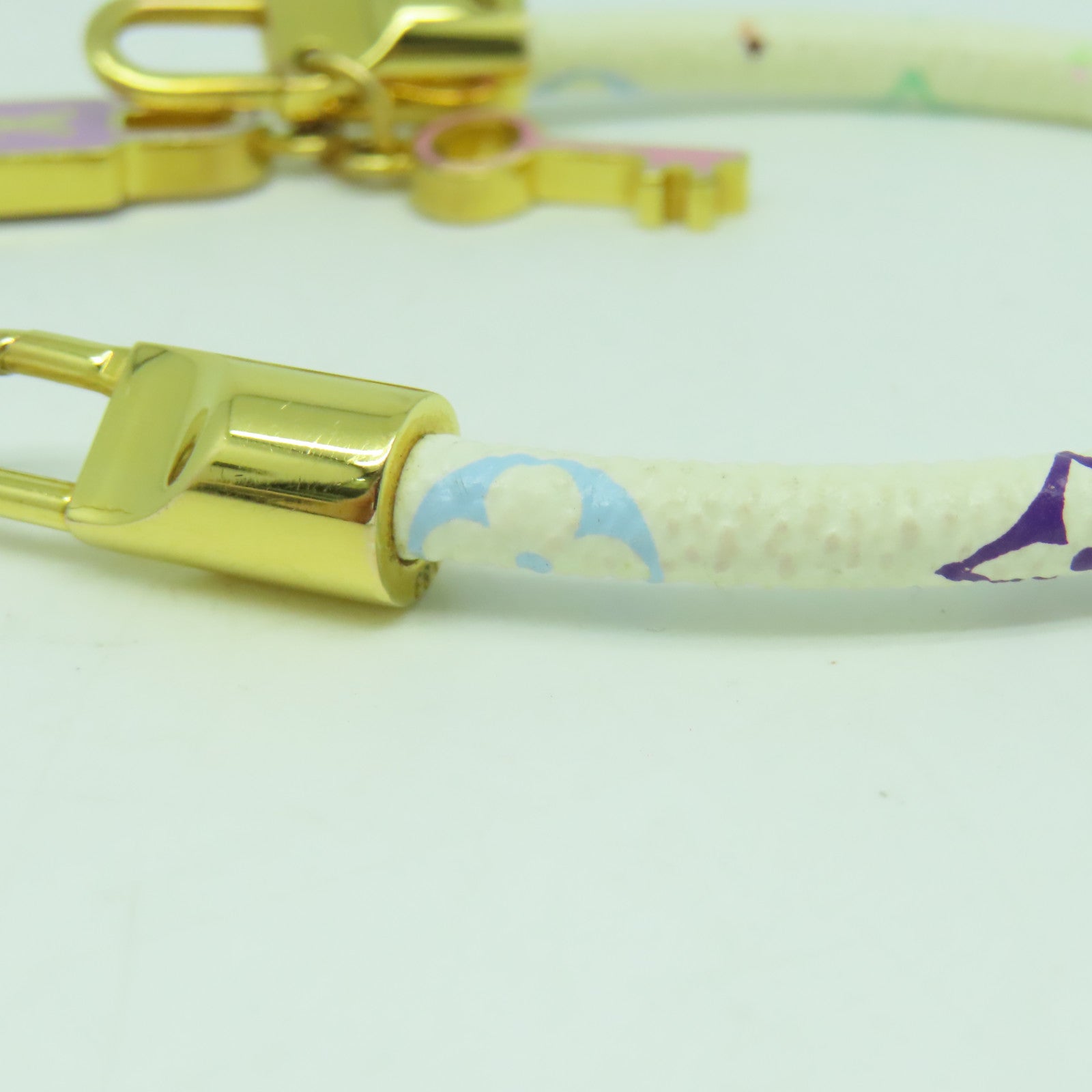 LOUIS VUITTON Monogram Multicolore Bangle金扣手鐲#14.5cm