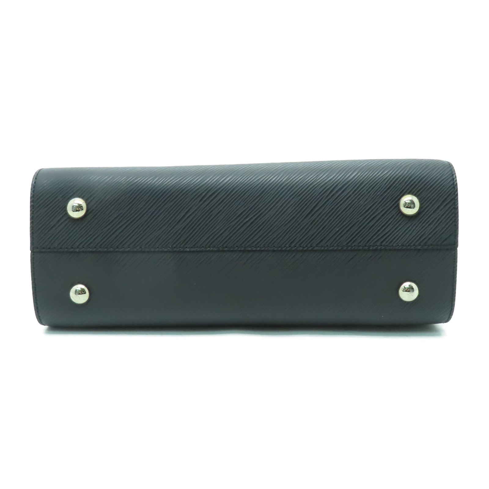 LOUIS VUITTON Epi Twist Tote銀扣手挽肩背兩用袋黑色