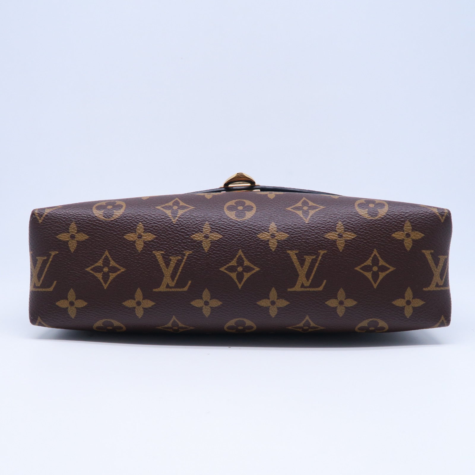 LOUIS VUITTON 【激減優惠】Monogram Saint Placide金扣鏈帶肩背袋啡色