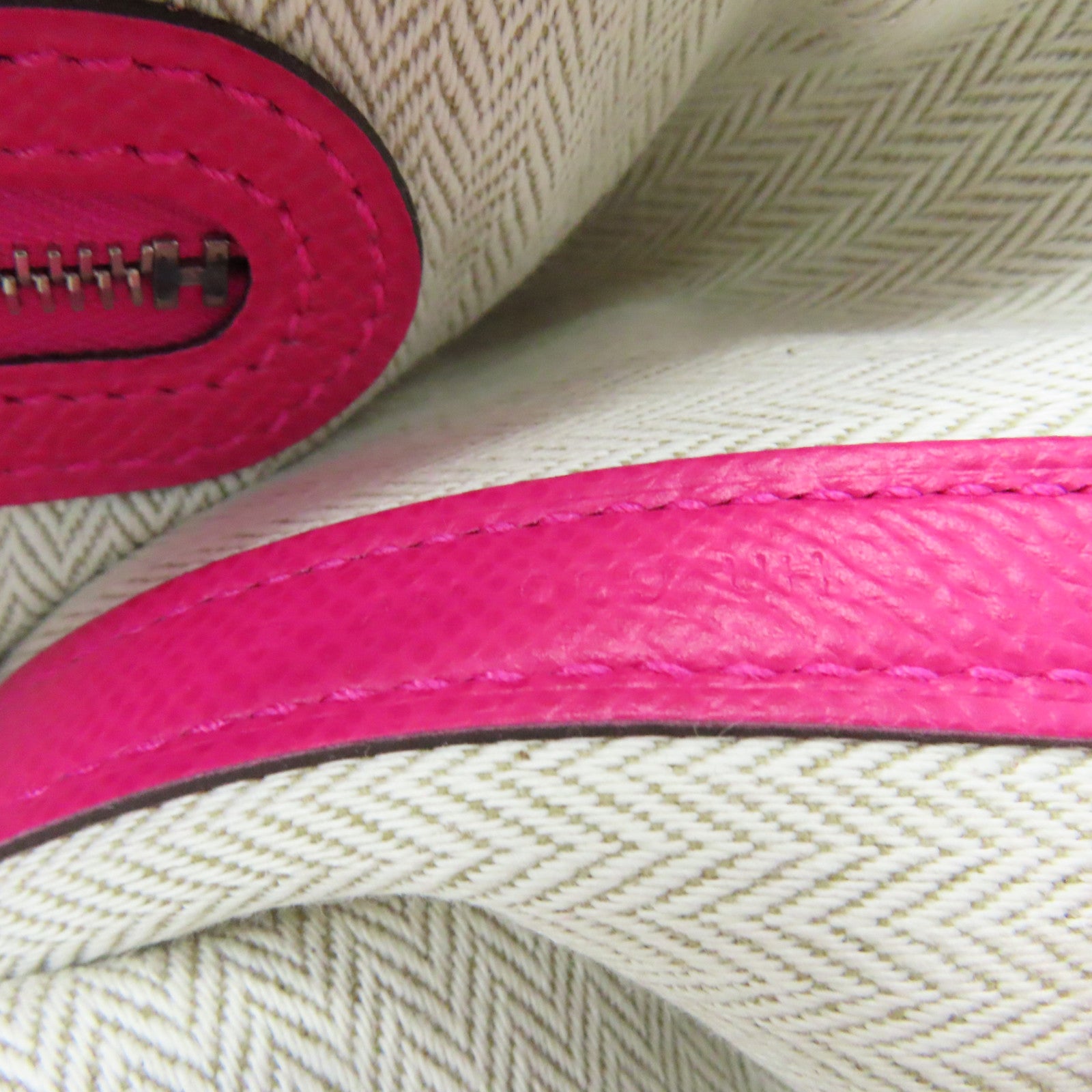 HERMES Epsom皮革Garden Party TPM Tote Bag銀扣手挽袋Rose Mexico墨西哥玫瑰色