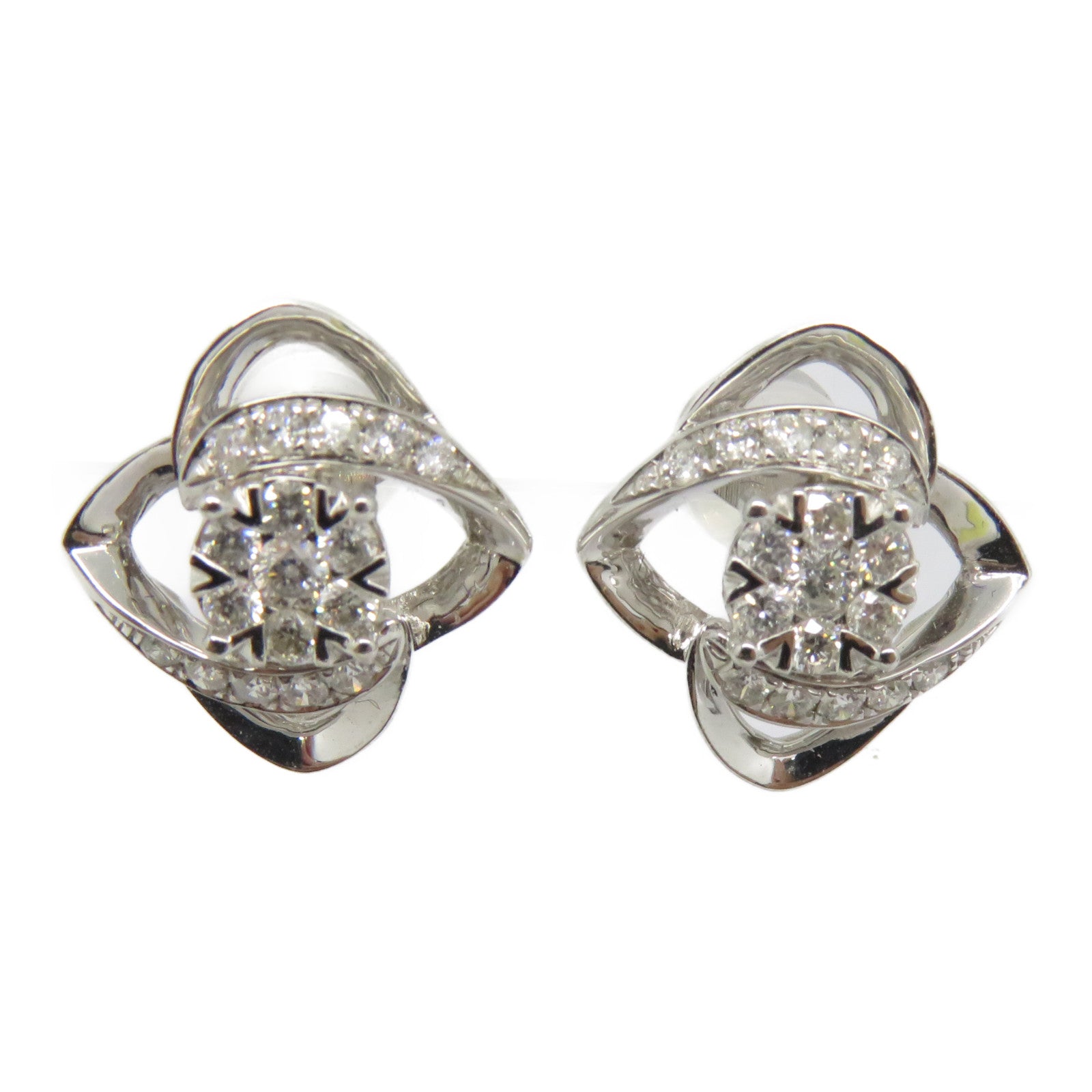 JEWELRY 【激減優惠】18K白金Diamond Earrings 0.49ct鑽石耳環