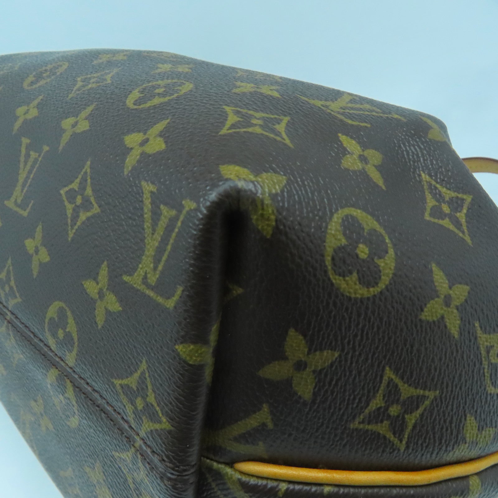 LOUIS VUITTON Monogram Turenne MM金扣手挽肩背兩用袋啡色