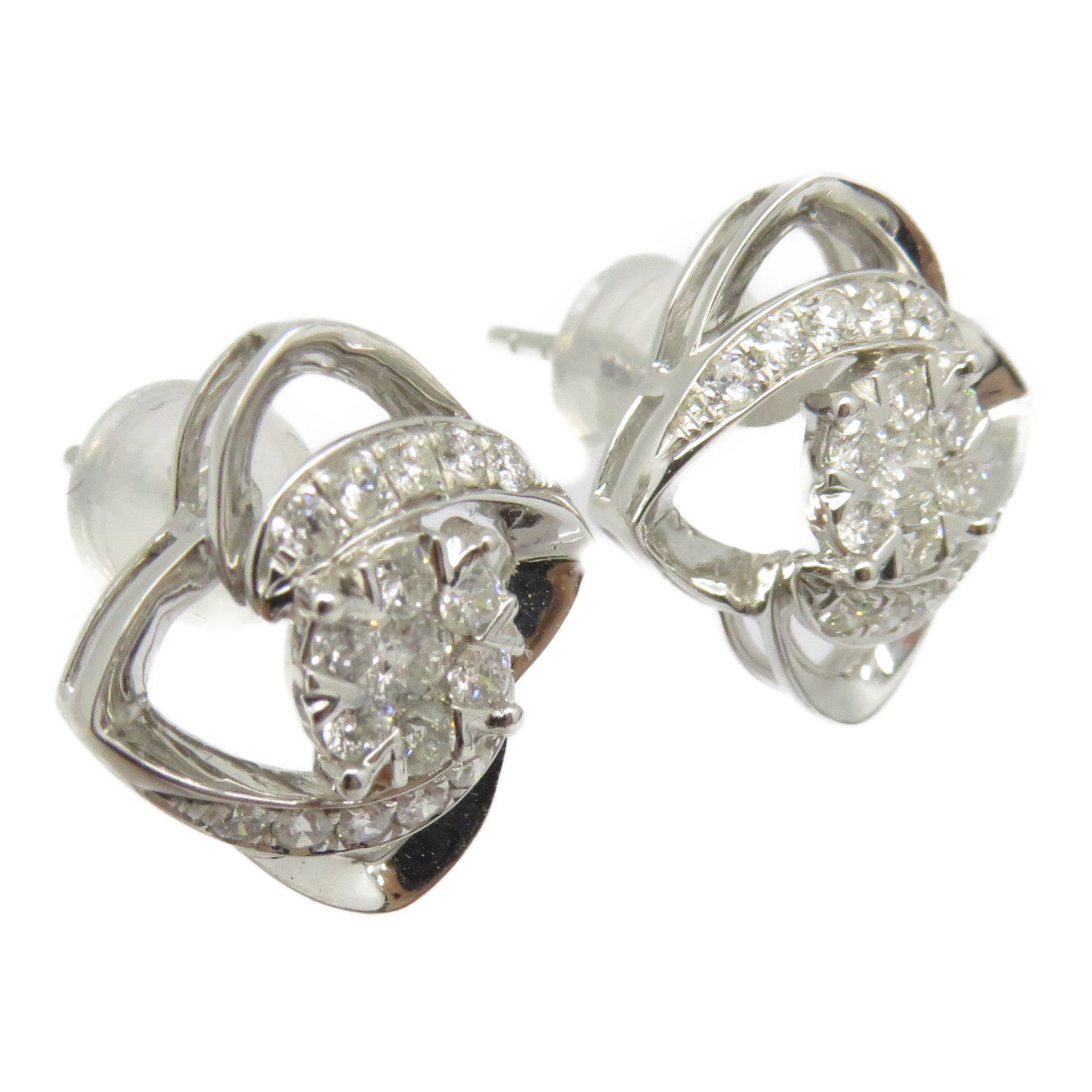 JEWELRY 【激減優惠】18K白金Diamond Earrings 0.49ct鑽石耳環
