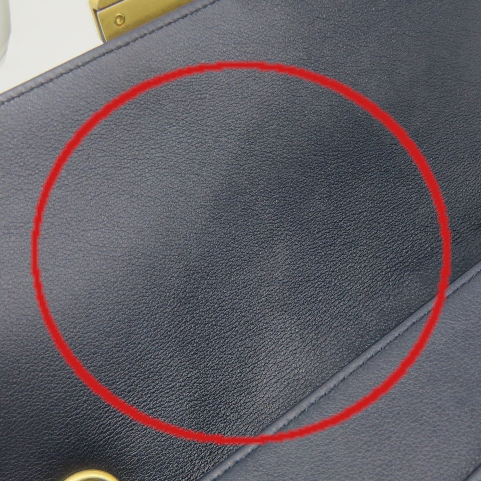 CHANEL 菱格牛皮皮革Chain 2Way Shoulder Bag金扣链带手挽肩背两用袋宝蓝色