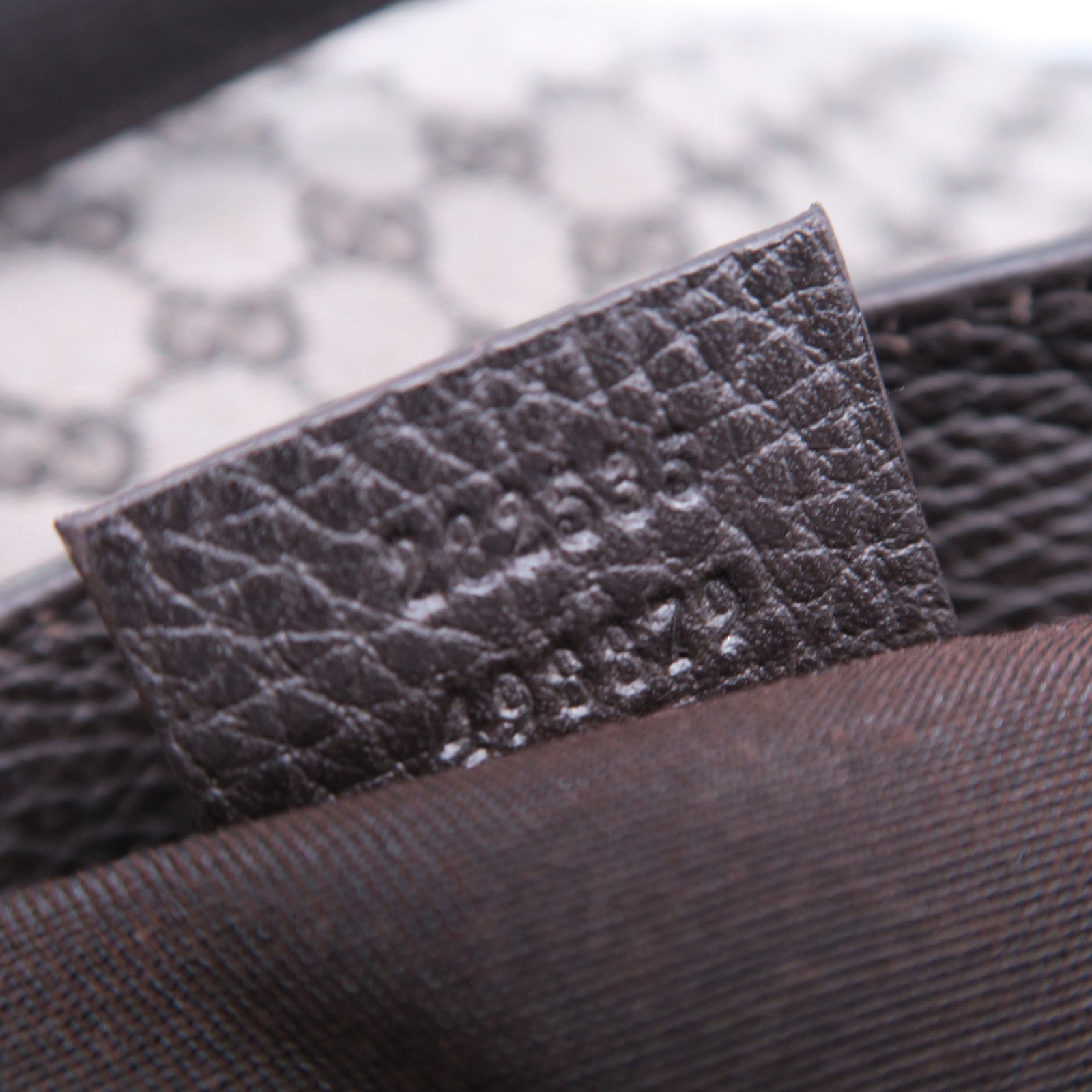 GUCCI 帆布2 Way Shoulder Bag銀扣手挽肩背兩用啡色
