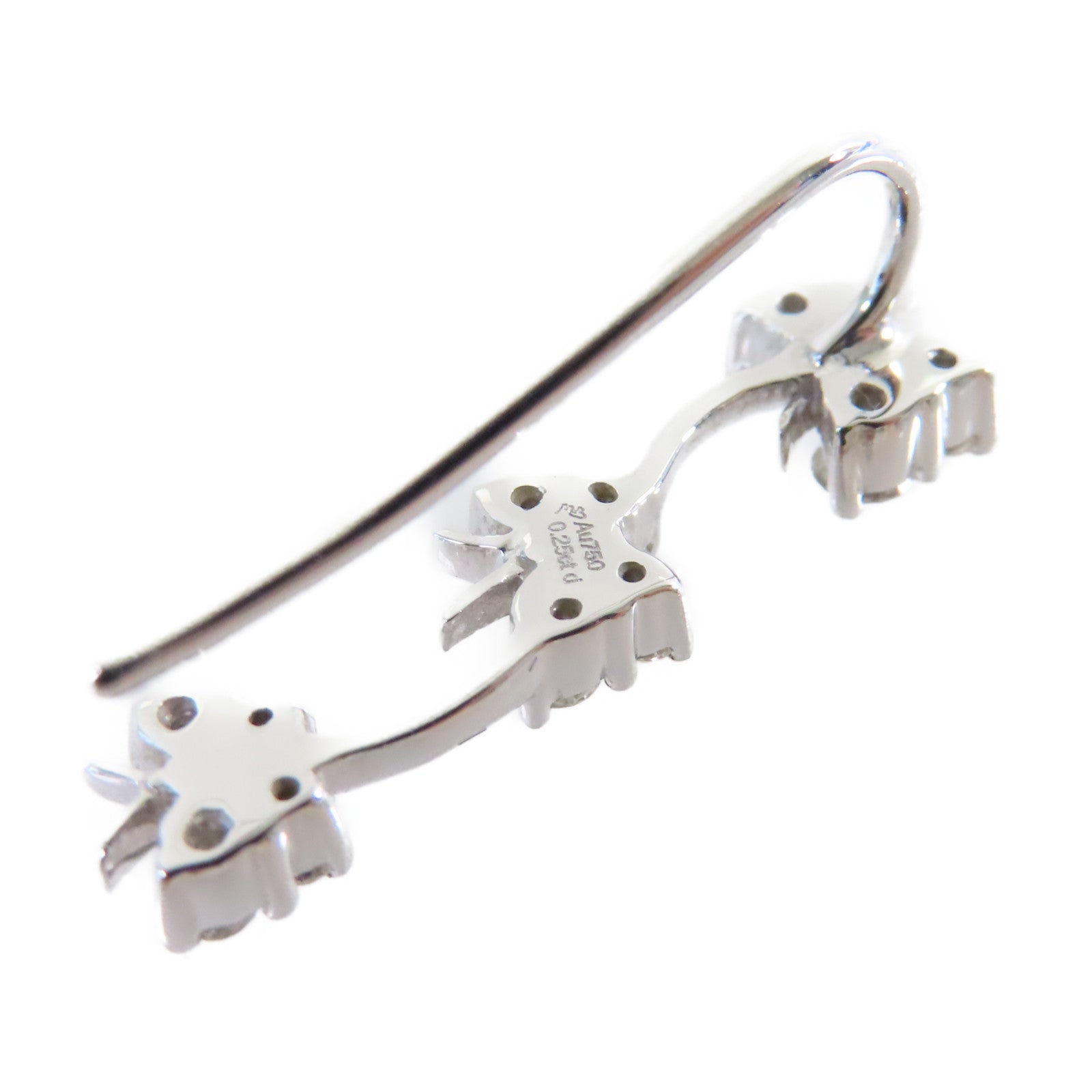 JEWELRY 18K白金Diamond Earrings 0.25ct鑽石耳環