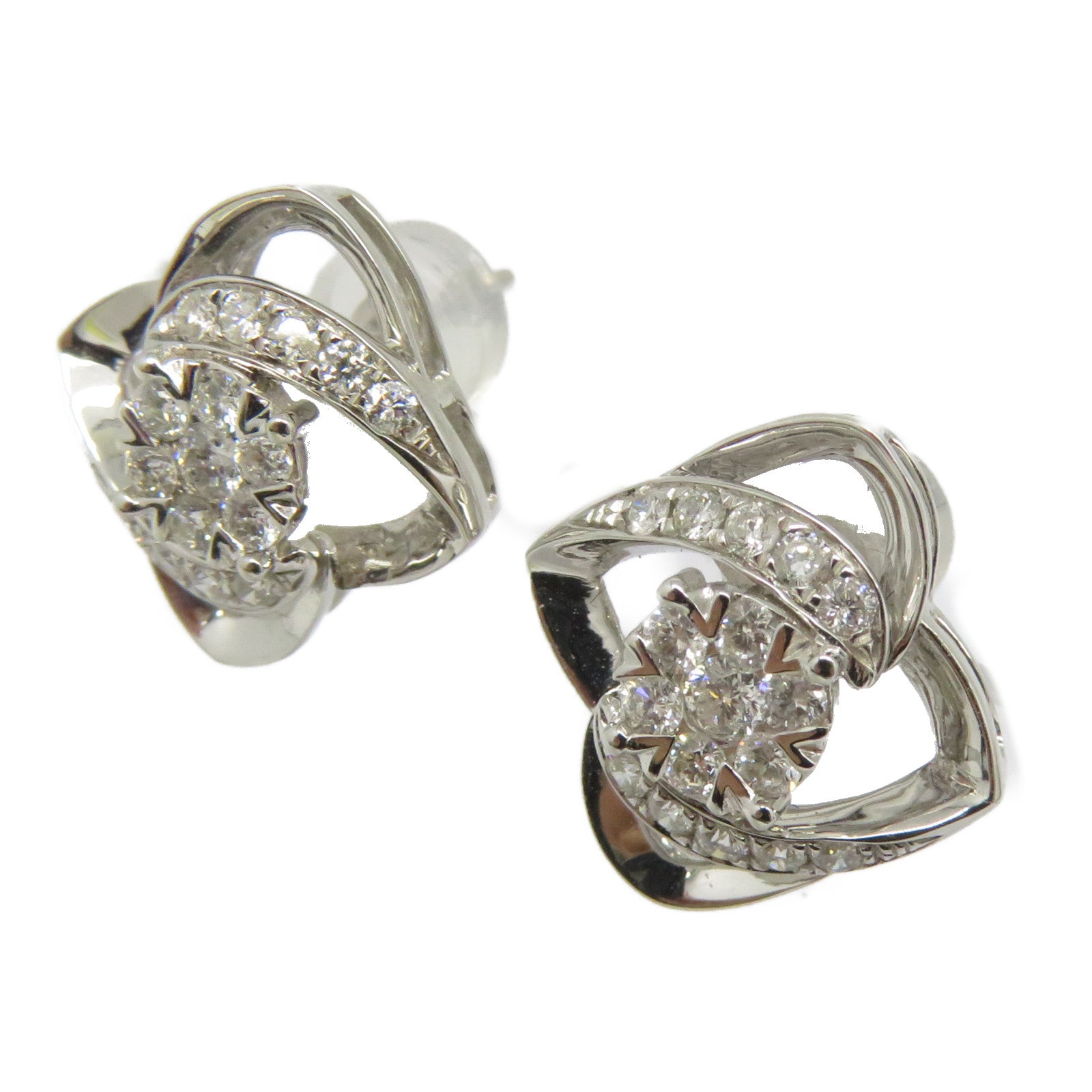 JEWELRY 【激減優惠】18K白金Diamond Earrings 0.49ct鑽石耳環