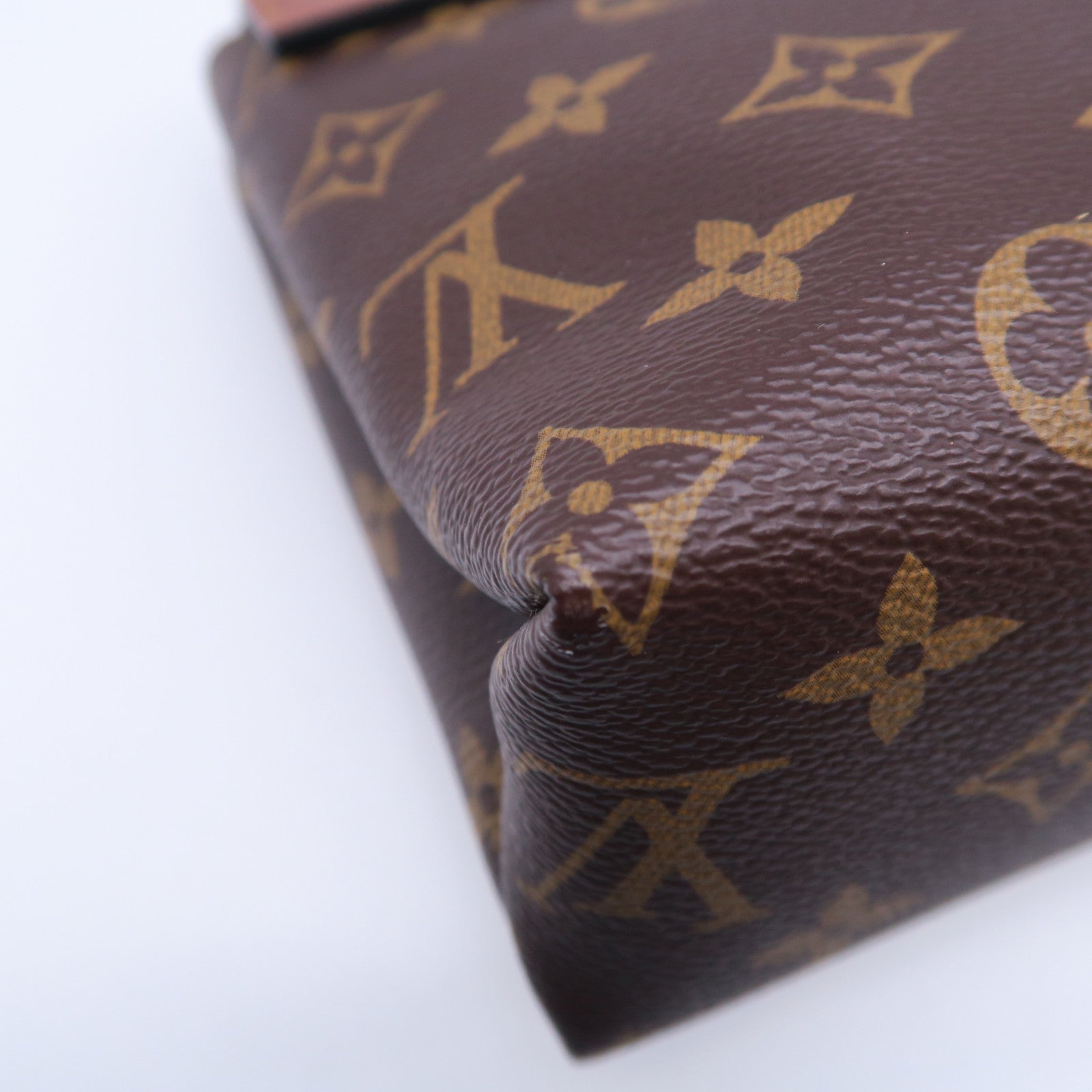LOUIS VUITTON 【激減優惠】Monogram Saint Placide金扣鏈帶肩背袋啡色