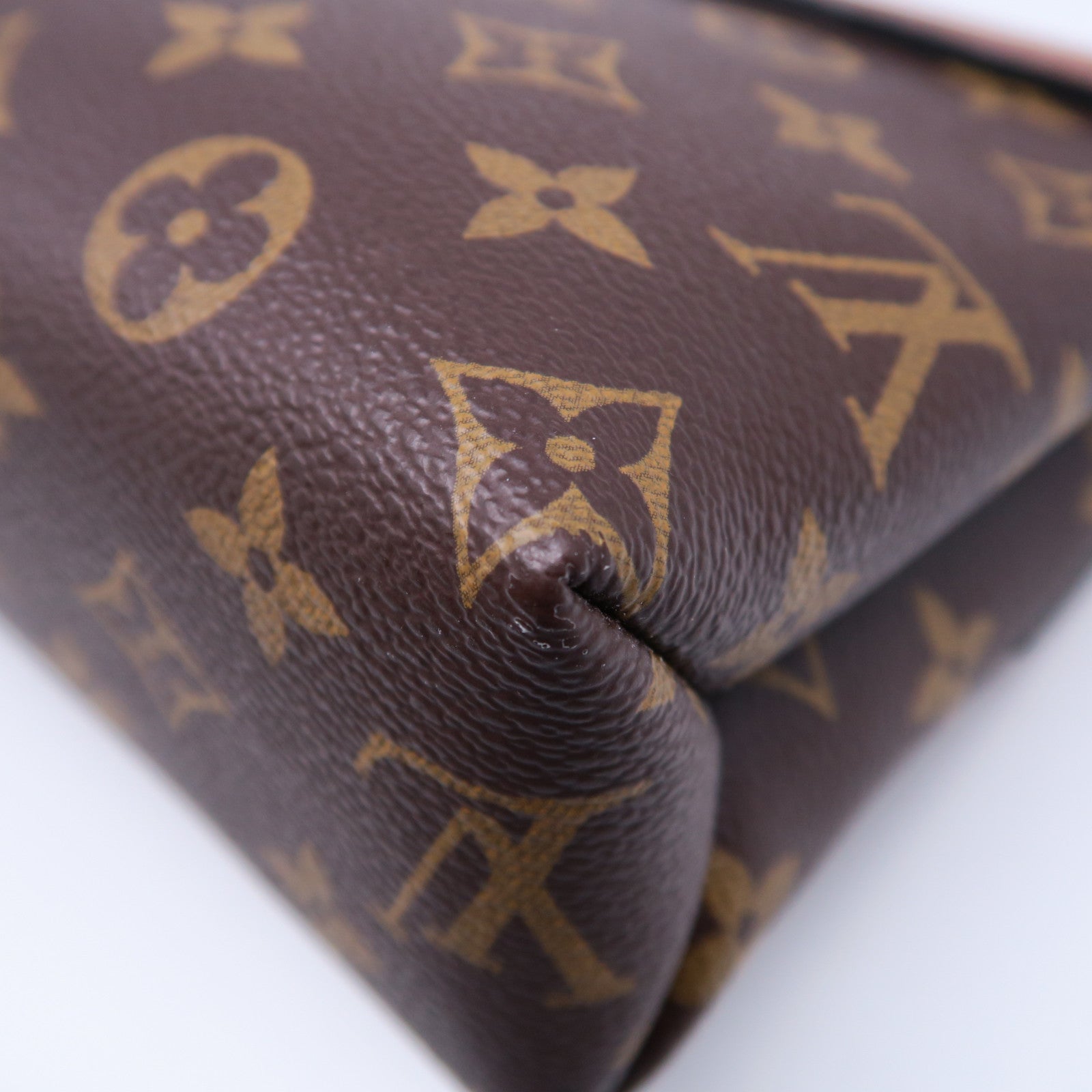 LOUIS VUITTON 【激減優惠】Monogram Saint Placide金扣鏈帶肩背袋啡色