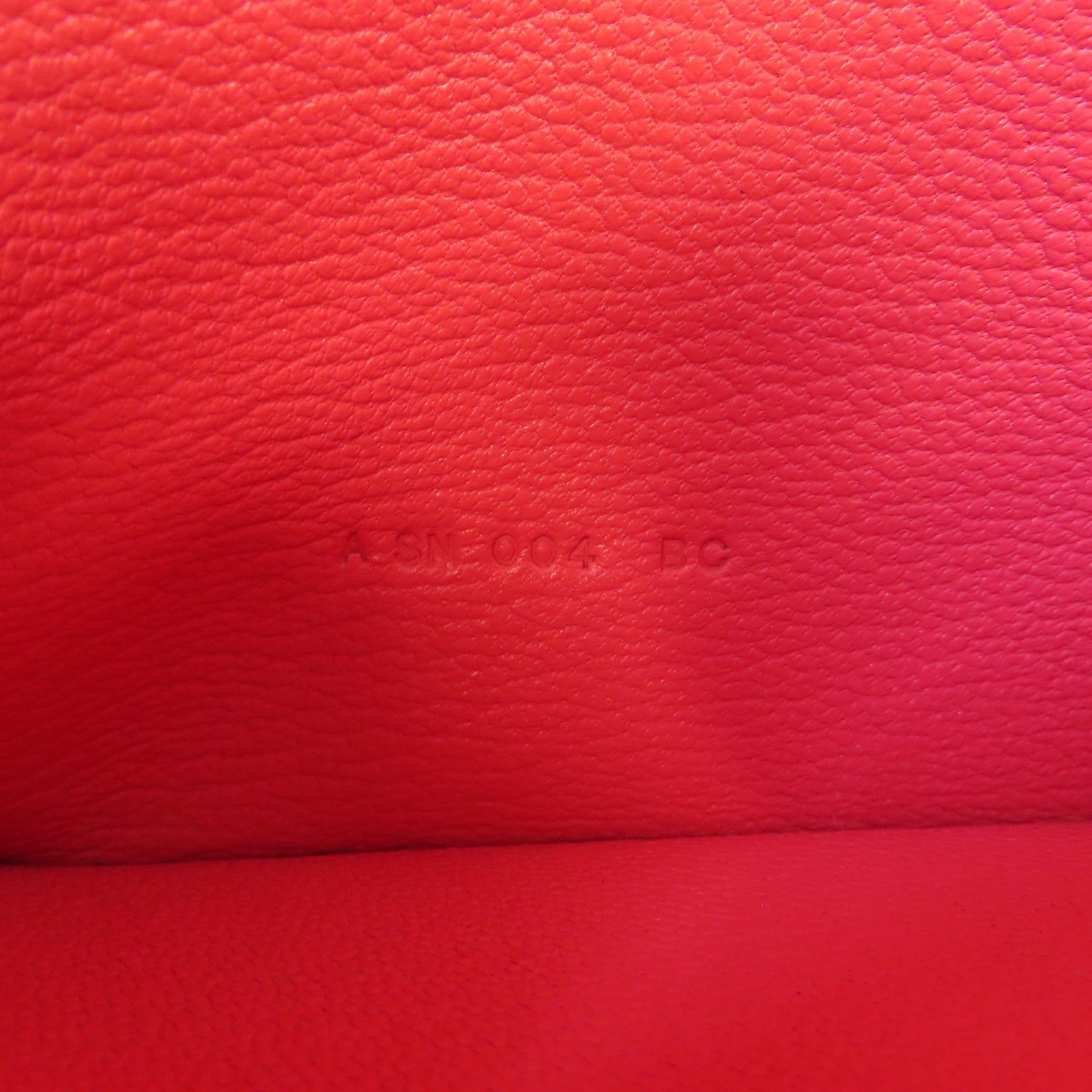 HERMES Chevre皮革Bearn W Snap銀扣長錢包Rose Azalee杜鵑粉色