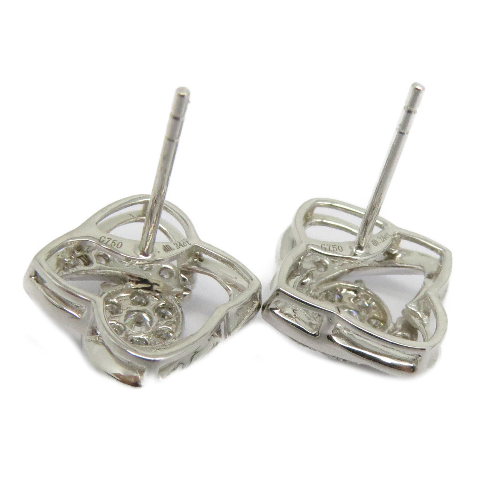 JEWELRY 【激減優惠】18K白金Diamond Earrings 0.49ct鑽石耳環