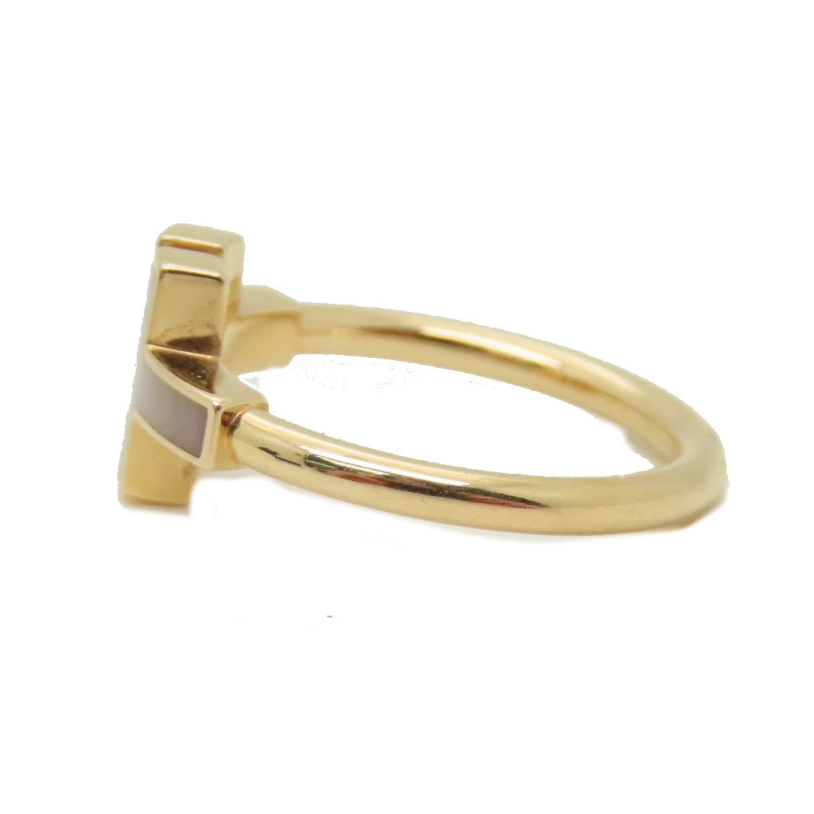 TIFFANY＆CO 18K玫瑰金T Wire Ring戒指US#5.25