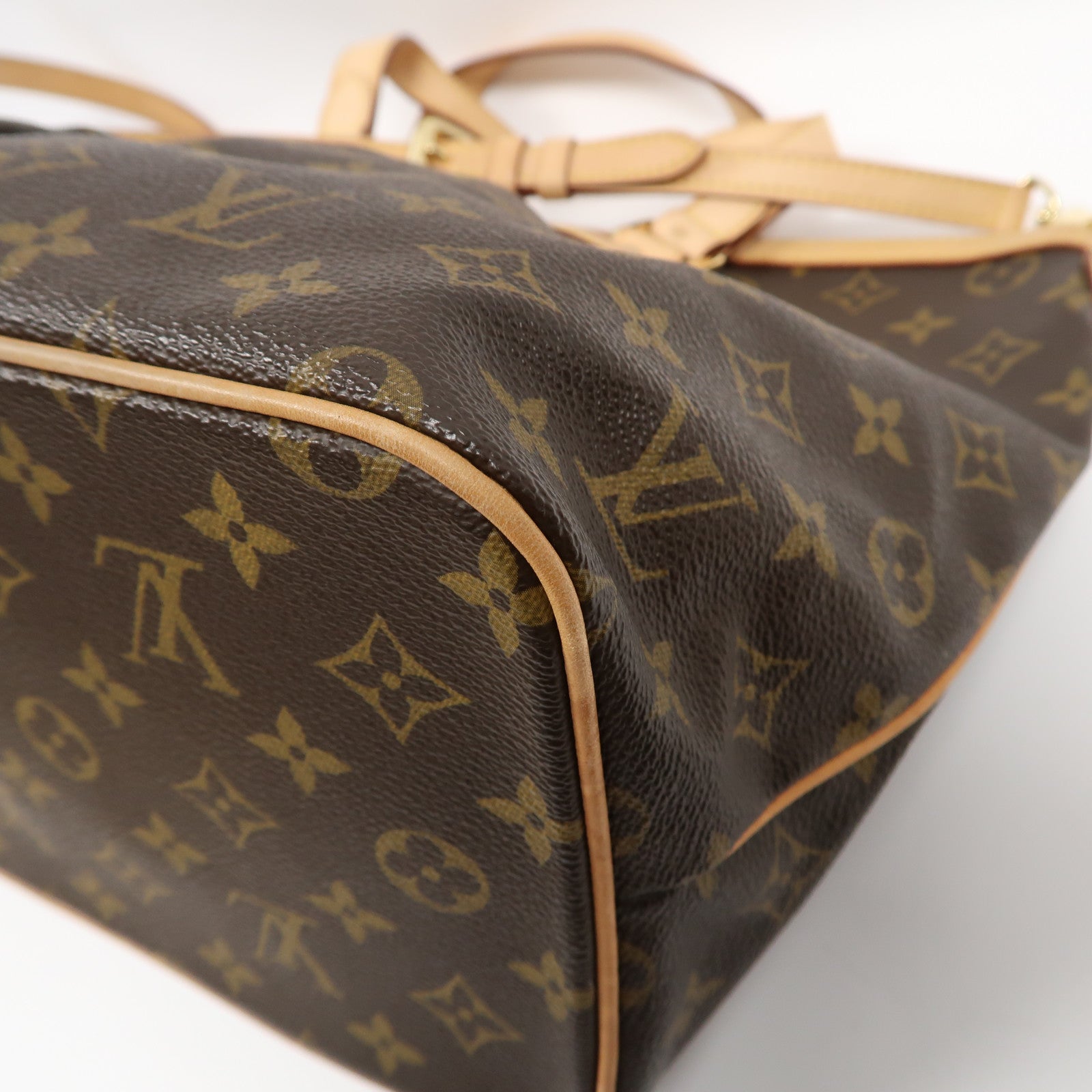 LOUIS VUITTON Monogram Palermo PM金扣手挽肩背兩用袋啡色