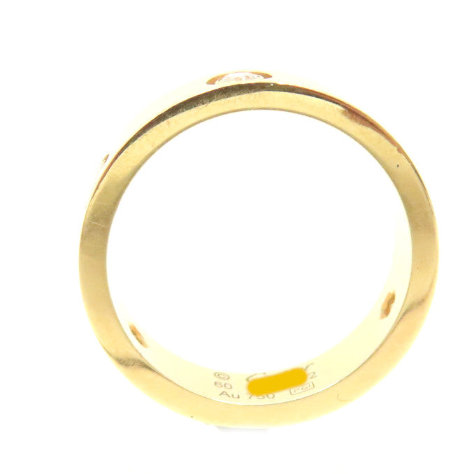 CARTIER 18K玫瑰金3 Diamond Love Ring鑽石戒指#60