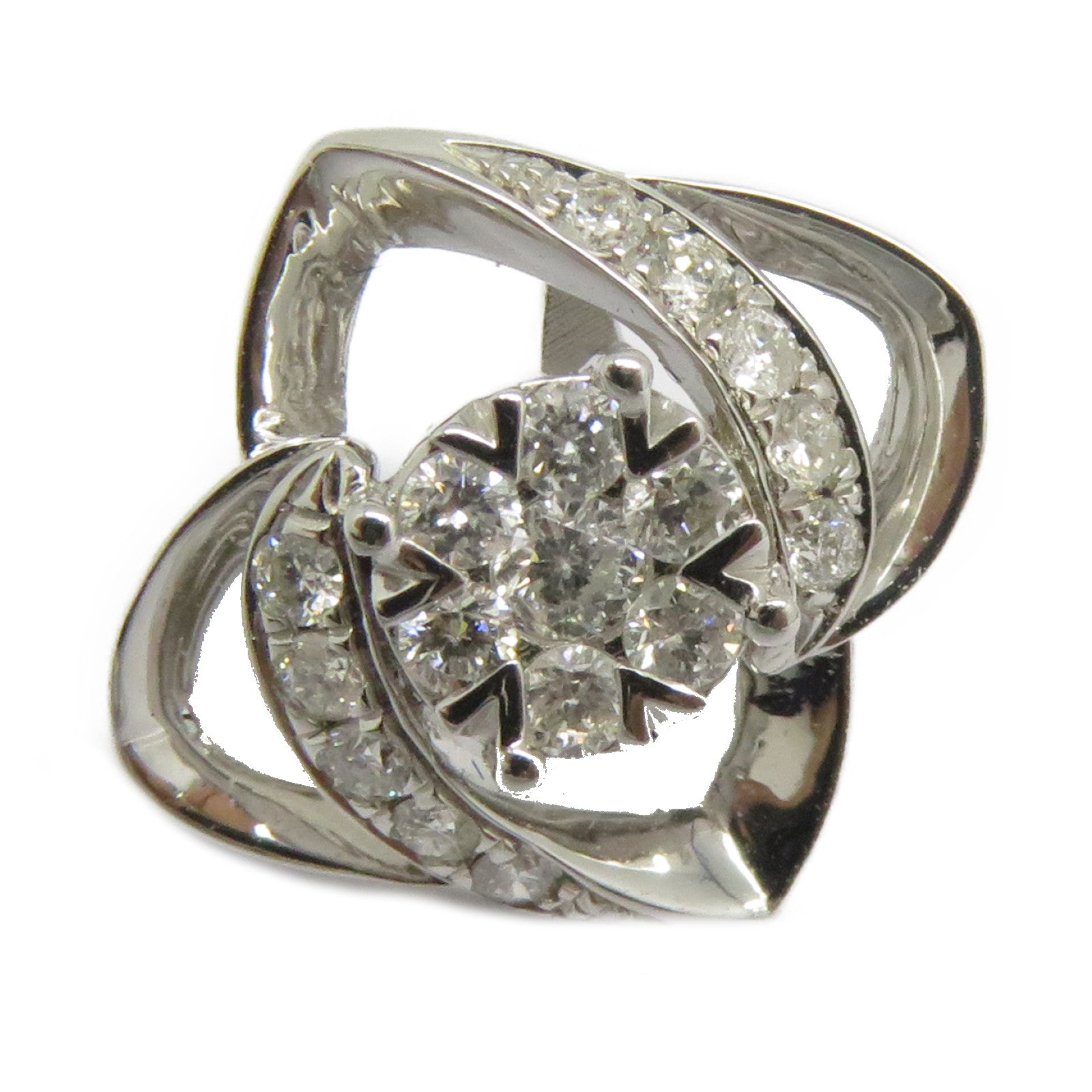 JEWELRY 【激減優惠】18K白金Diamond Earrings 0.49ct鑽石耳環