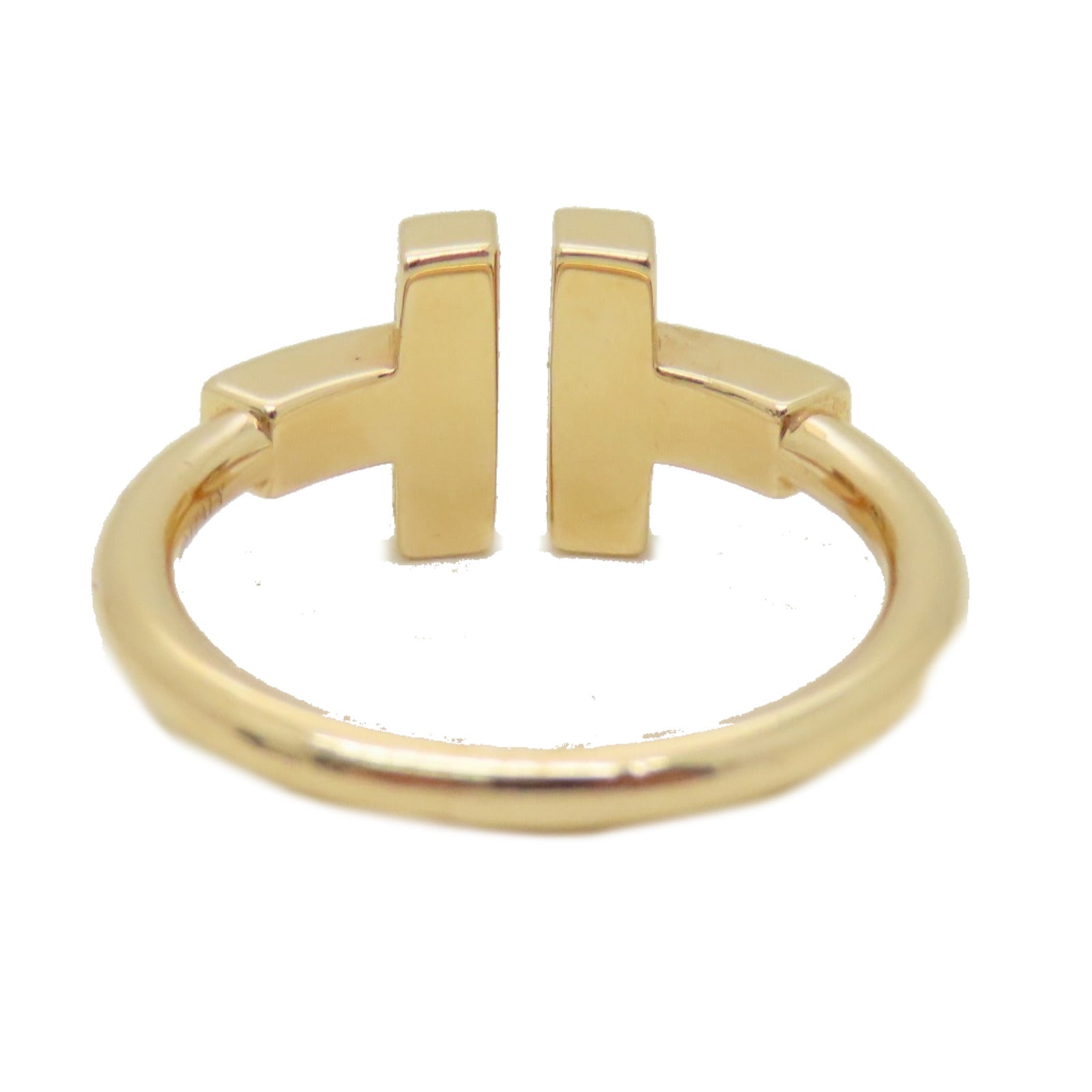 TIFFANY＆CO 18K玫瑰金T Wire Ring戒指US#5.25