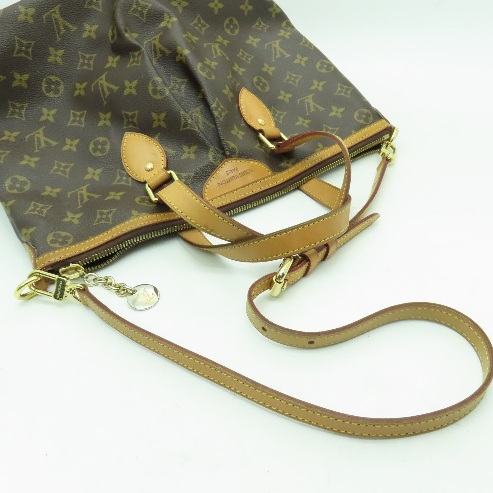LOUIS VUITTON 【激減優惠】Monogram Palermo PM金扣手挽肩背兩用袋啡色
