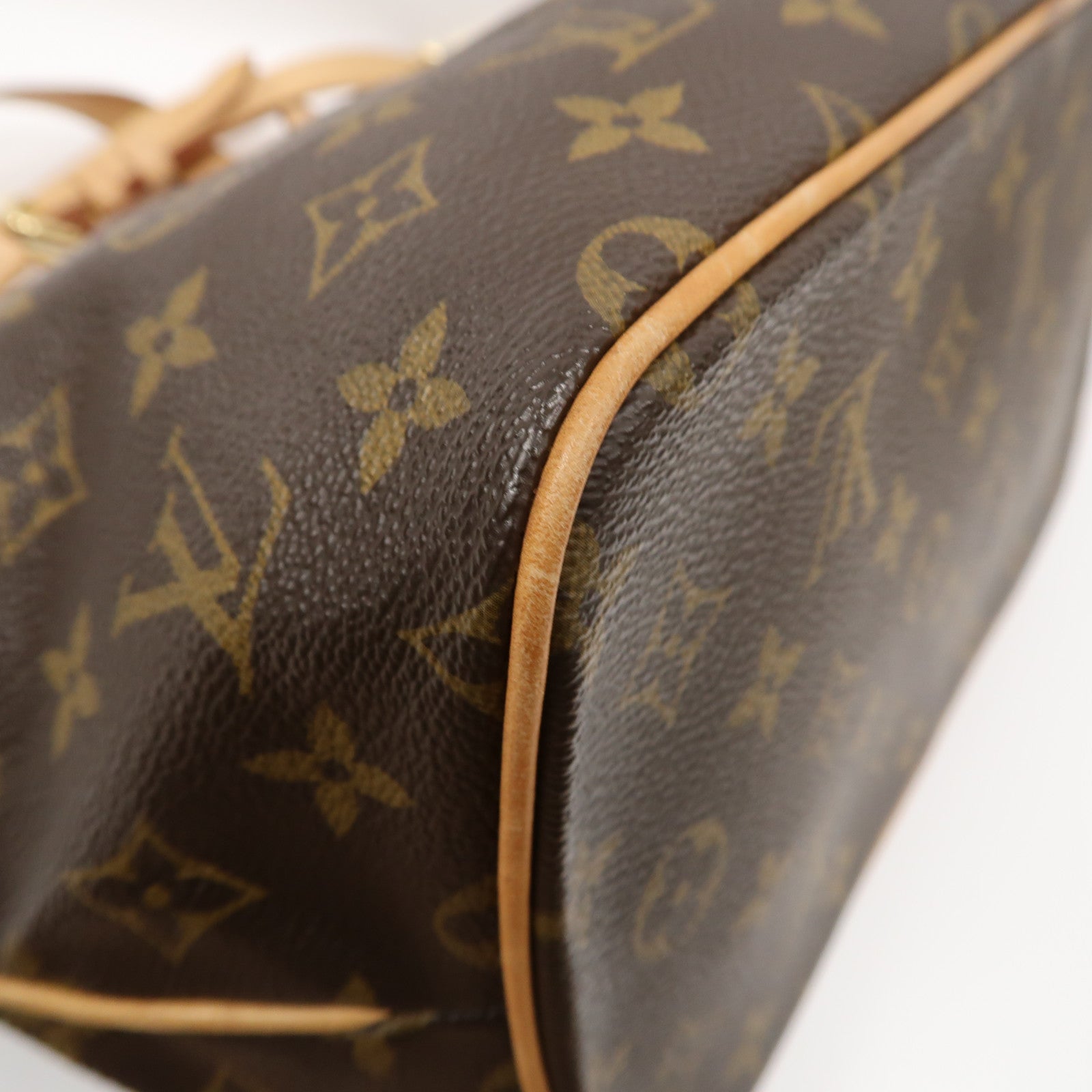 LOUIS VUITTON Monogram Palermo PM金扣手挽肩背兩用袋啡色