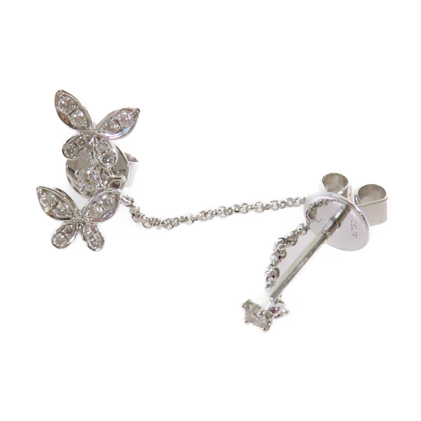 JEWELRY 18K白金/0.17ct鑽石Diamond Earrings耳環