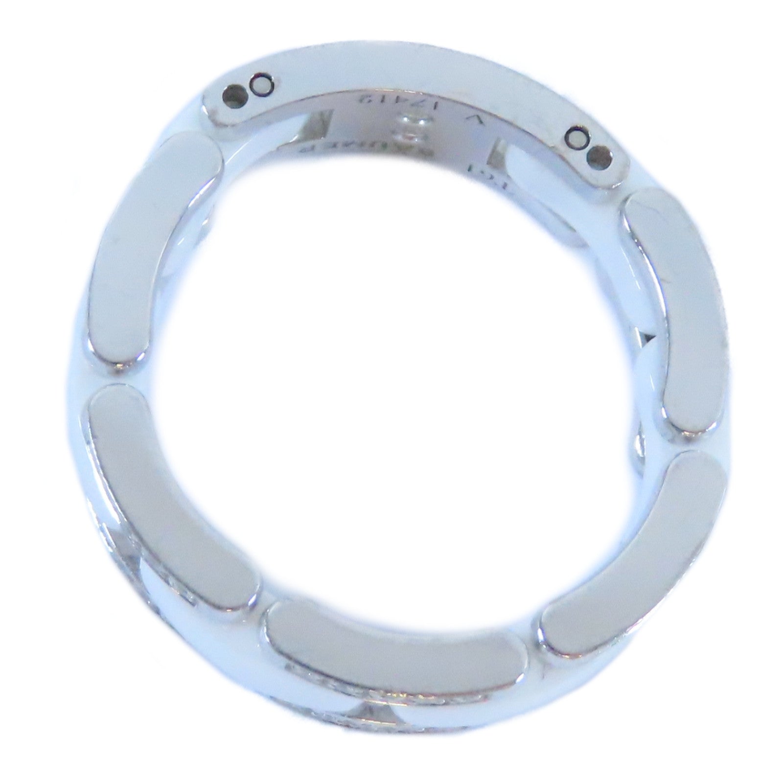 CHANEL 18K白金Ultra Diamond Ring戒指白色US#6.25