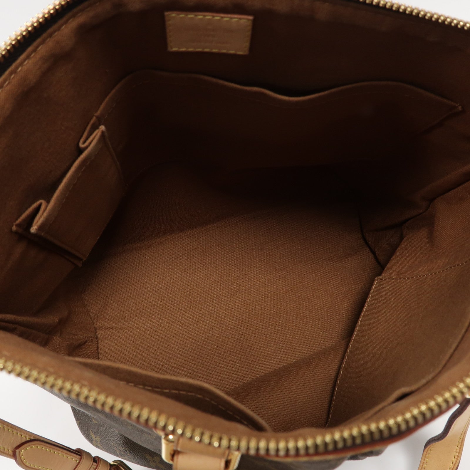 LOUIS VUITTON Monogram Palermo PM金扣手挽肩背兩用袋啡色
