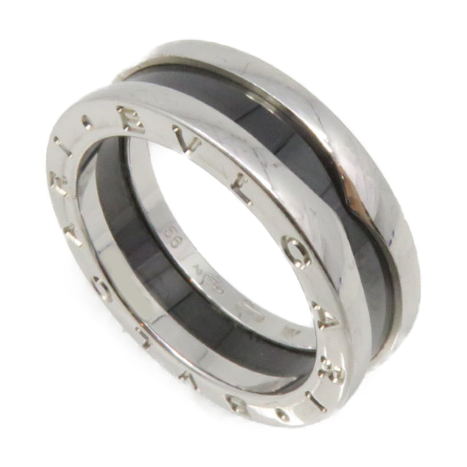 BVLGARI 925純銀/陶瓷Save The Children Ring戒指#56
