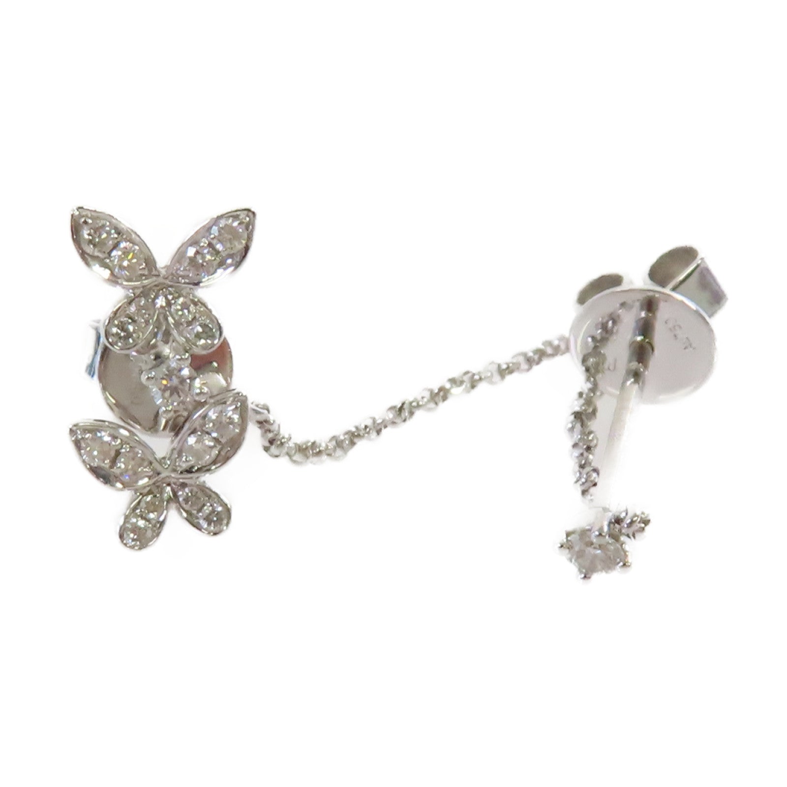 JEWELRY 18K白金/0.17ct鑽石Diamond Earrings耳環