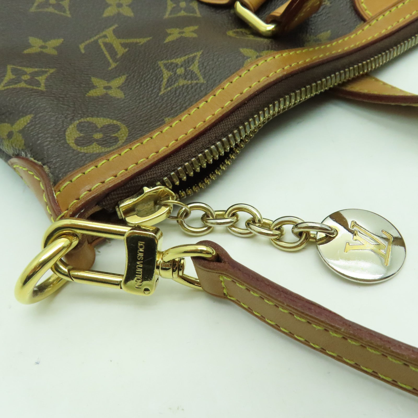 LOUIS VUITTON 【激減優惠】Monogram Palermo PM金扣手挽肩背兩用袋啡色
