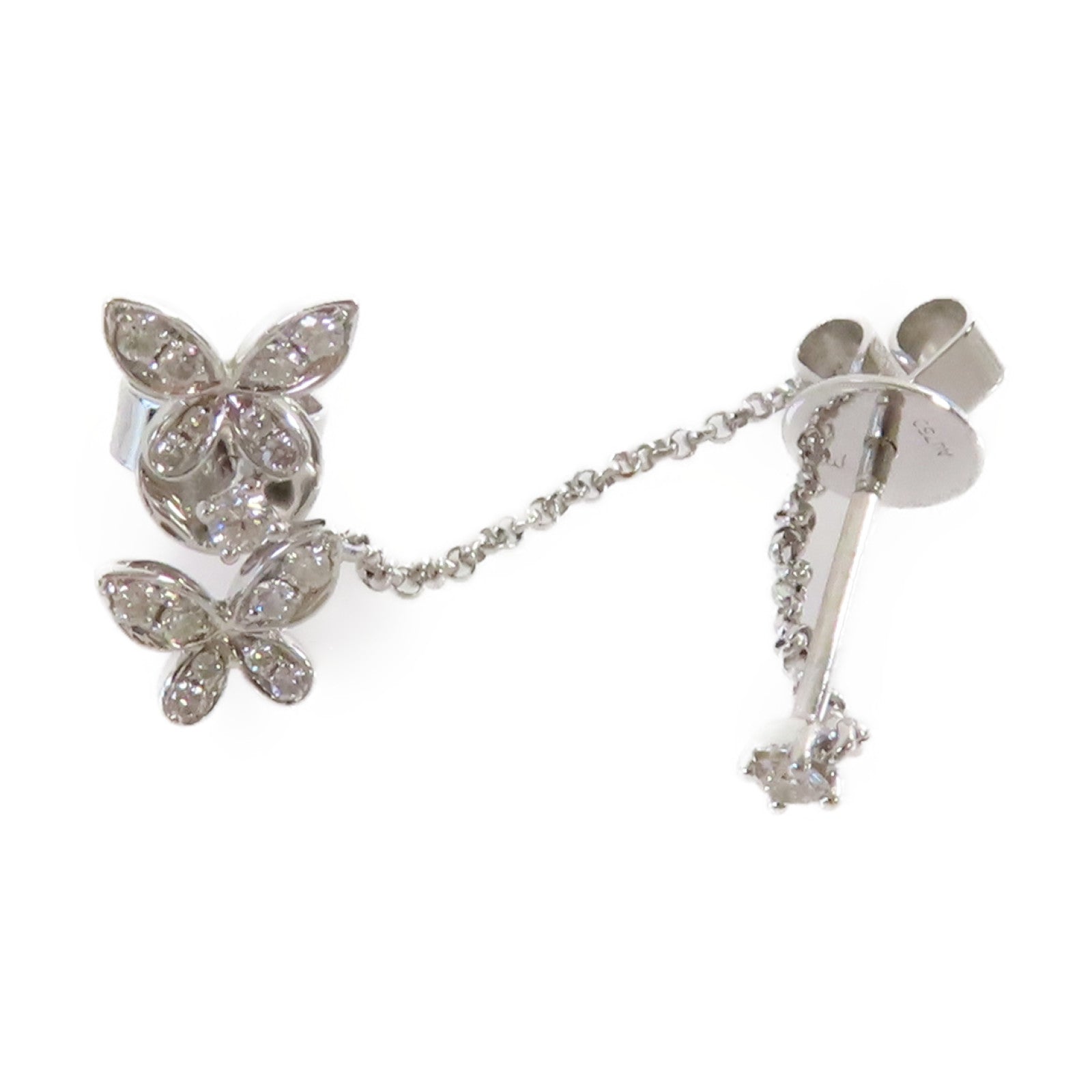 JEWELRY 18K白金/0.17ct鑽石Diamond Earrings耳環