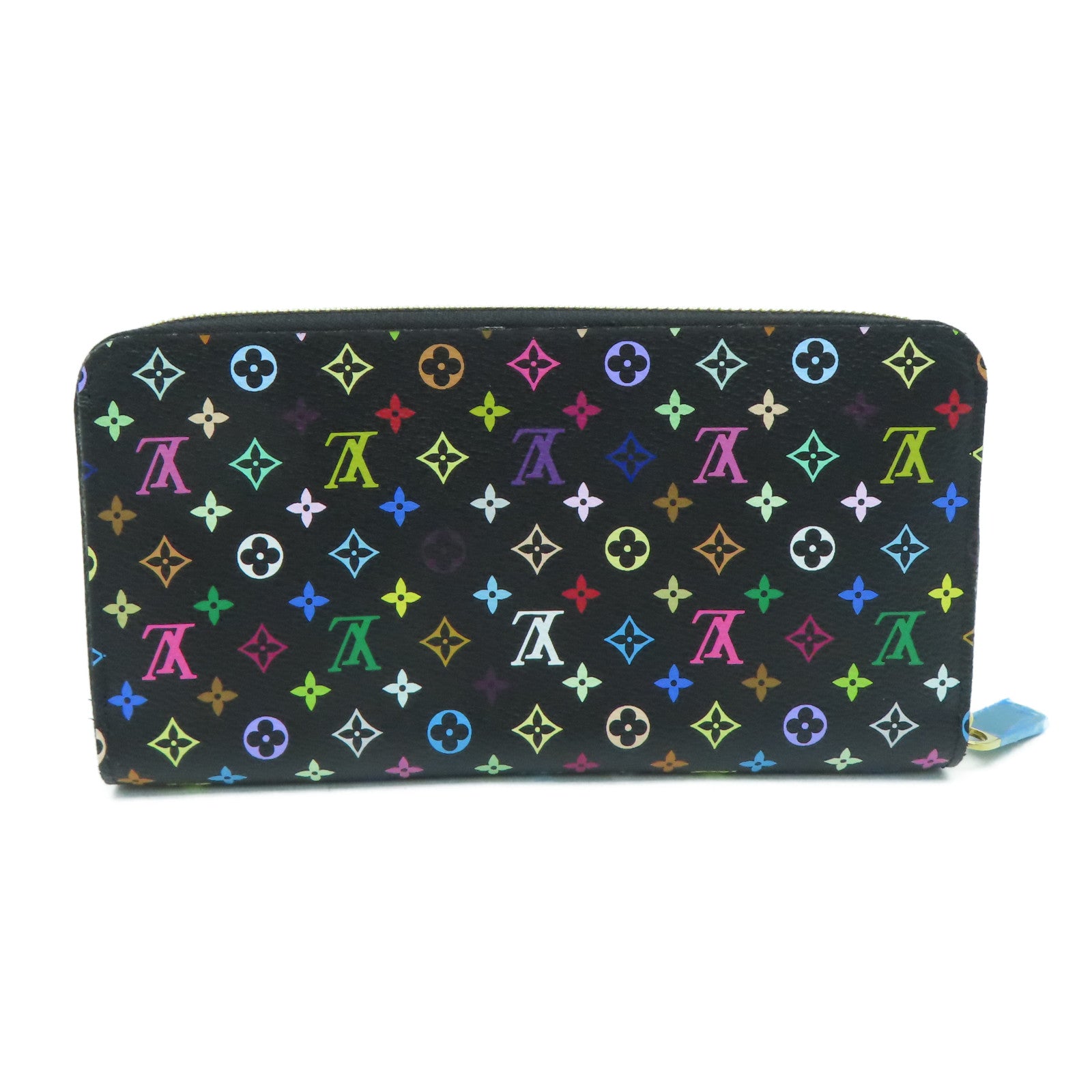 LOUIS VUITTON Monogram Multicolore Long Wallet金扣长钱包黑色/彩色