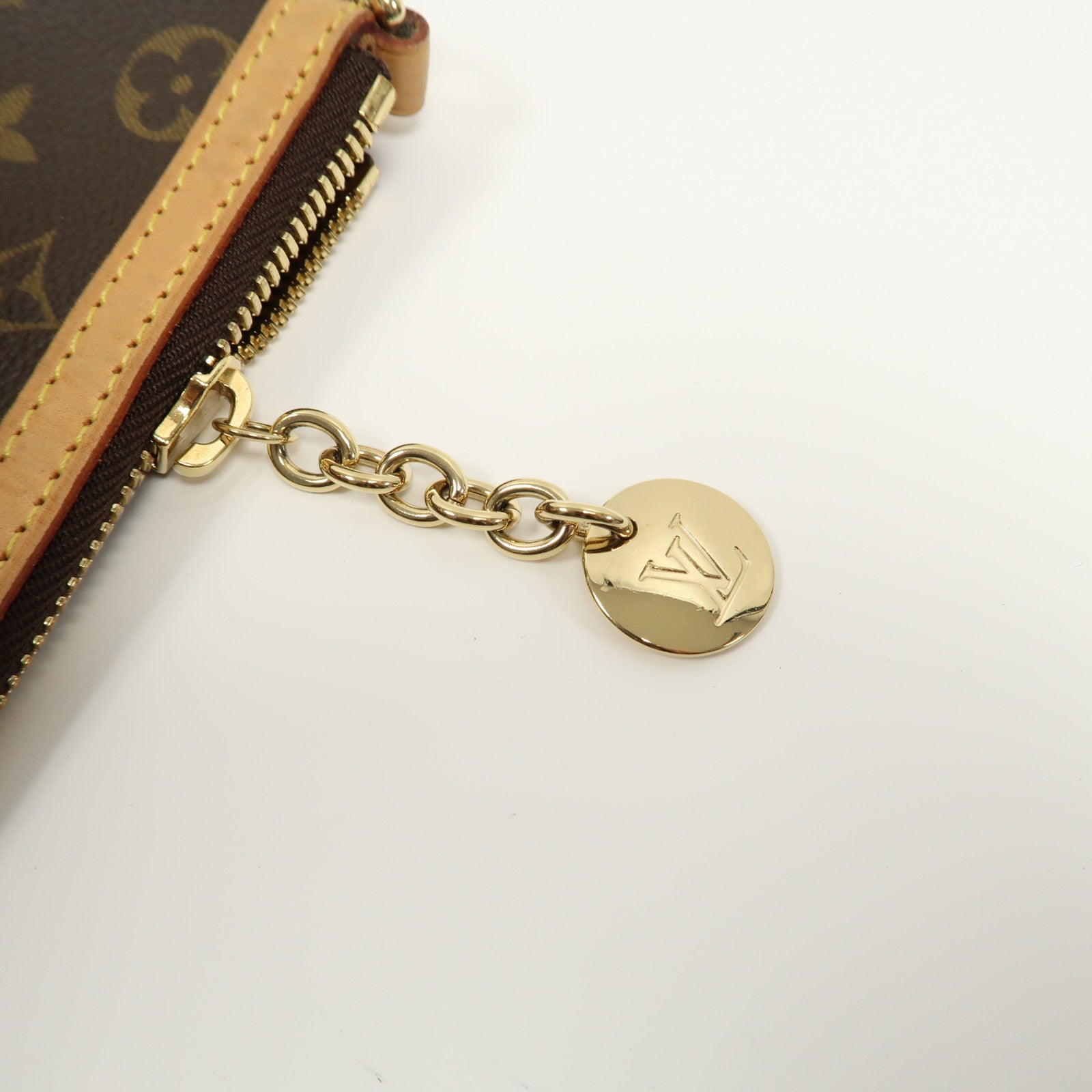 LOUIS VUITTON Monogram Palermo PM金扣手挽肩背兩用袋啡色