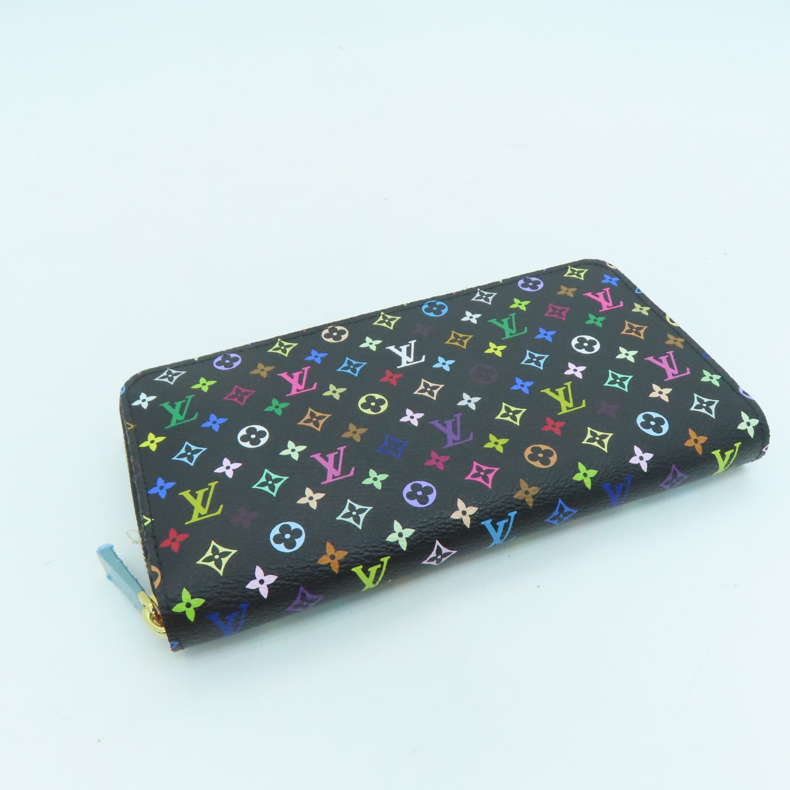 LOUIS VUITTON Monogram Multicolore Long Wallet金扣长钱包黑色/彩色