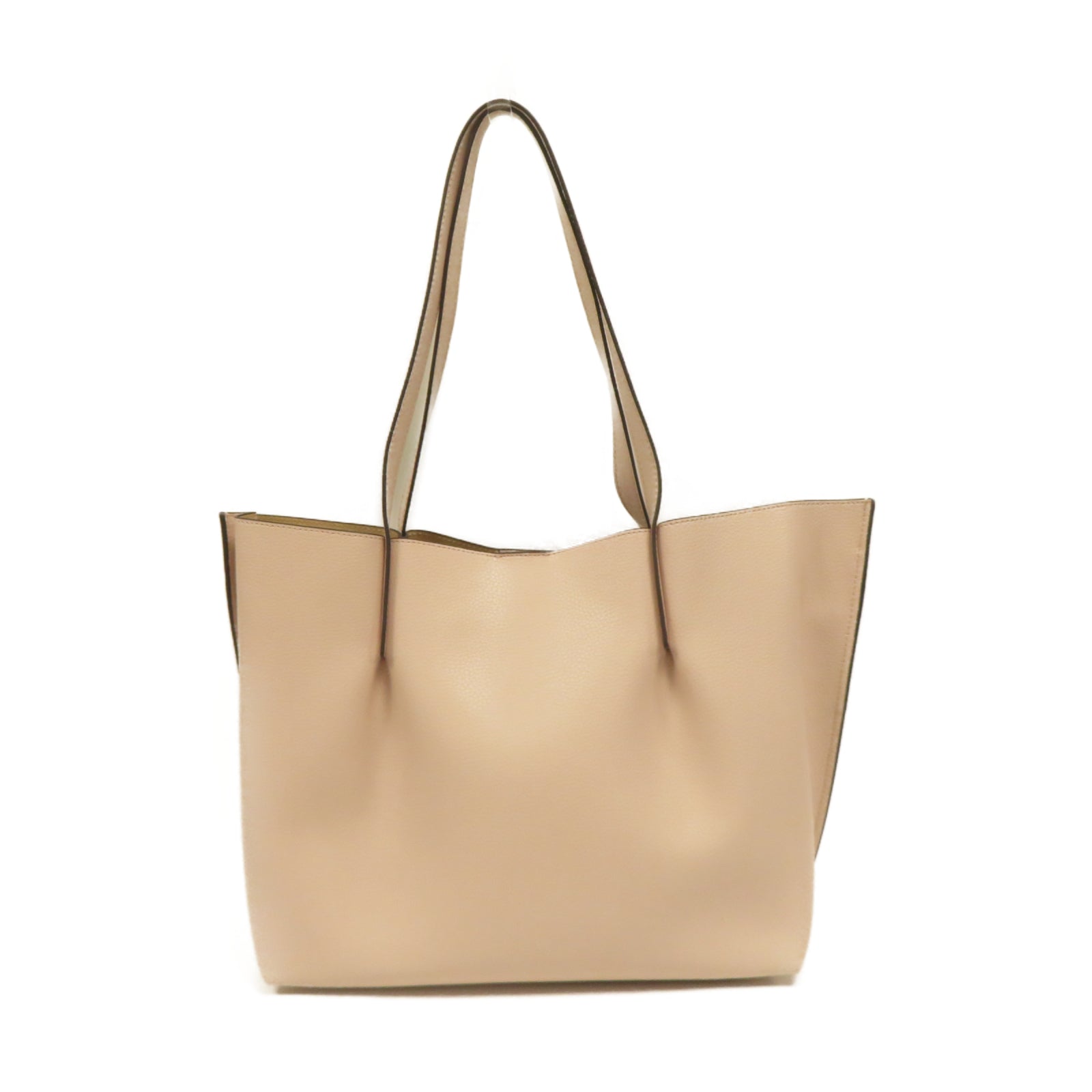 Michael Kors 牛皮皮革Tote Bag金扣肩背袋粉紅色