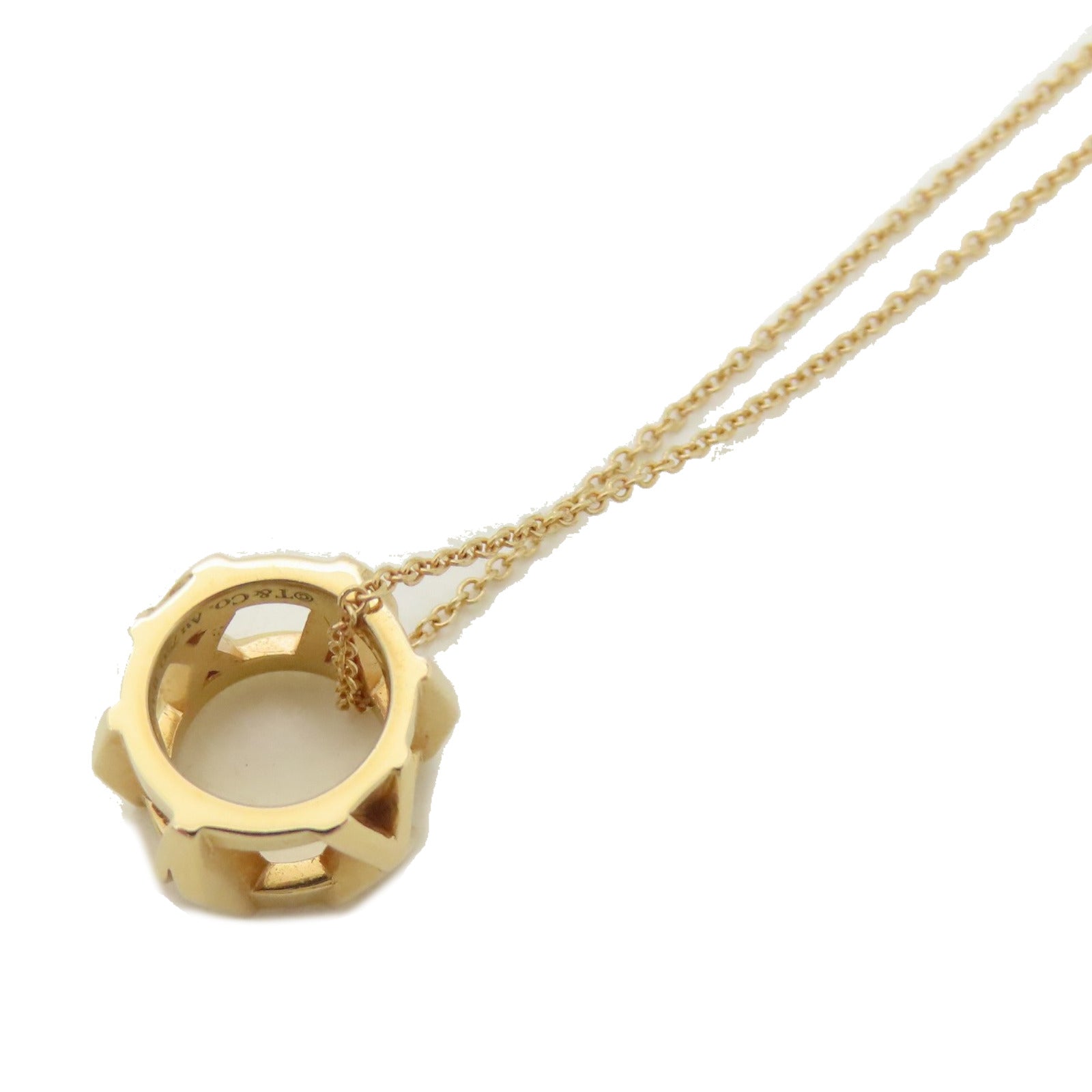 TIFFANY＆CO 18K黃金Necklace項鍊#40cm