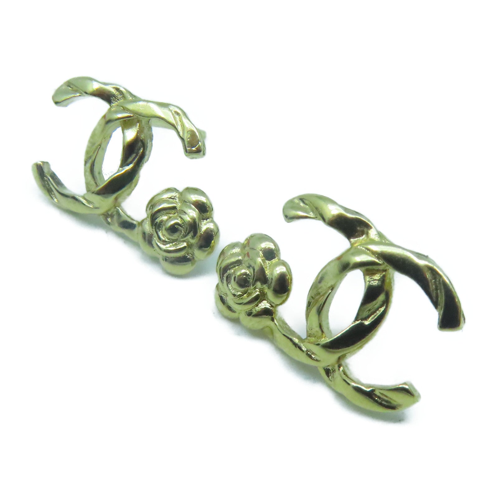 CHANEL 金屬Earrings耳環金色
